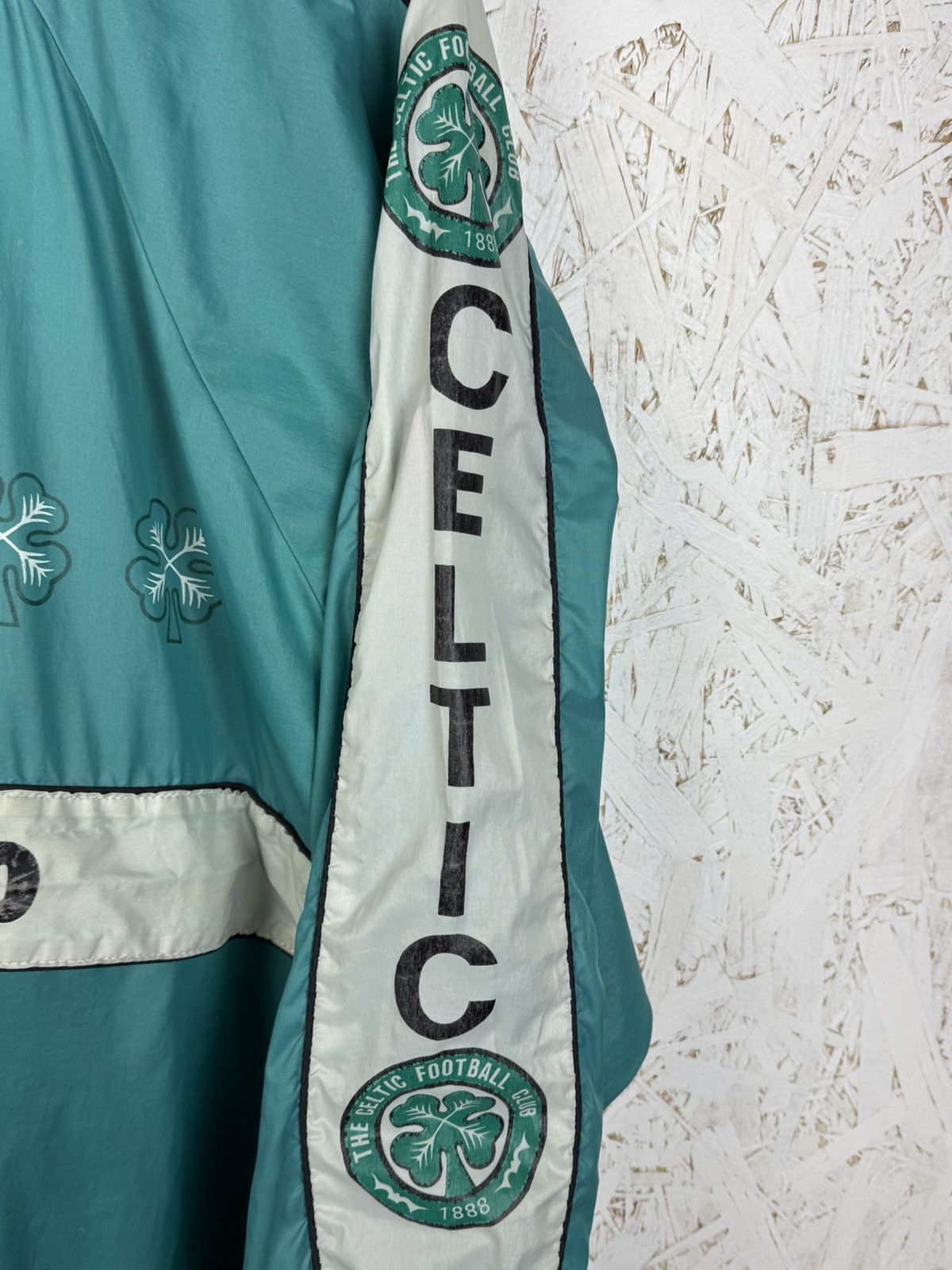 Umbro 80s Vintage Celtic FC Retro Anorak Lightweight Jacket Green Size US S / EU 44-46 / 1 - 6 Thumbnail