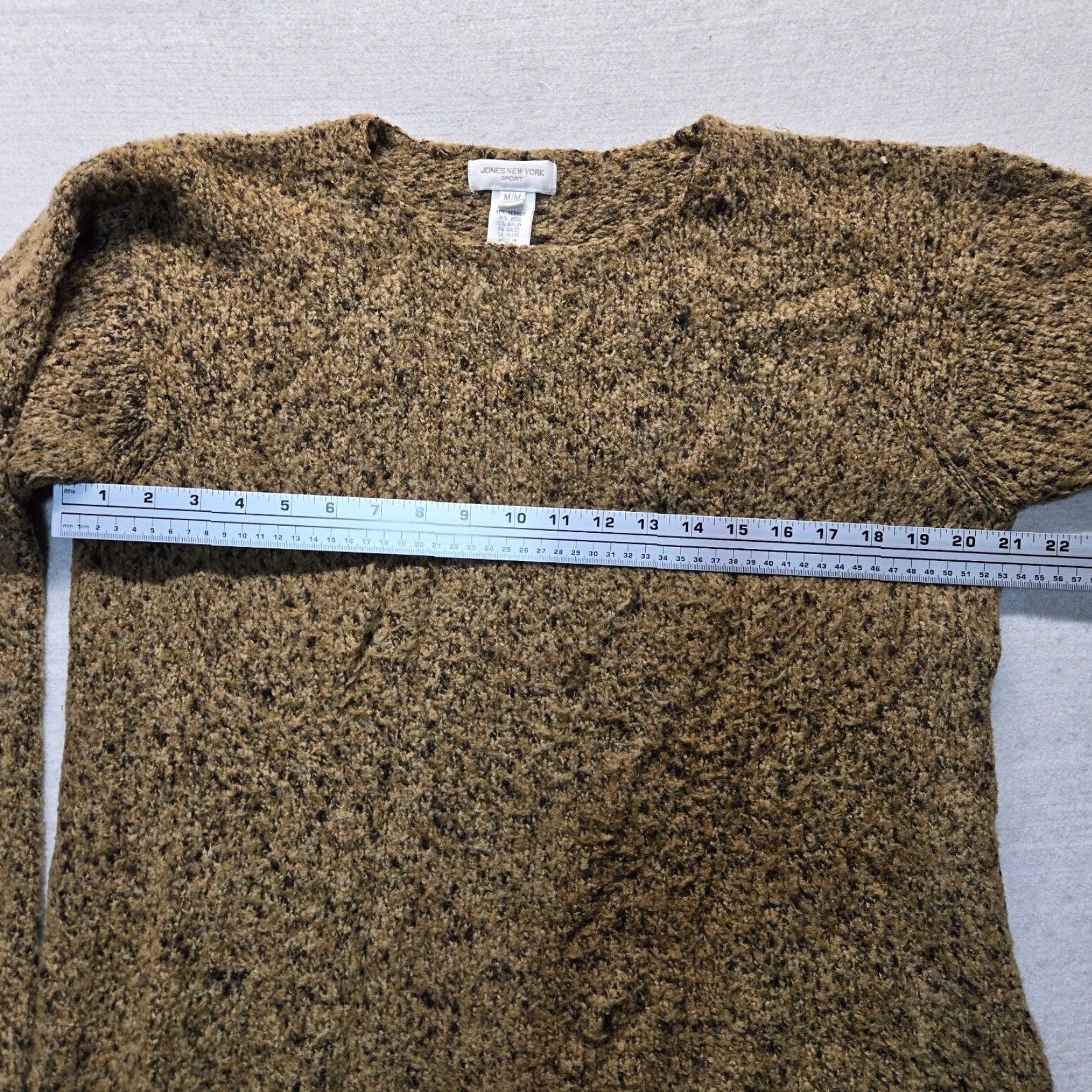 Jones New York Jones New York Sweater Pullover Women's Medium Brown Long Sleeve Turtleneck Size M / US 6-8 / IT 42-44 - 3 Thumbnail
