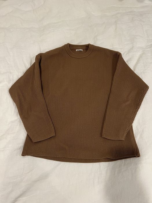 Auralee Auralee Super Fine Wool Rib Knit - Size 4 (M-L) | Grailed