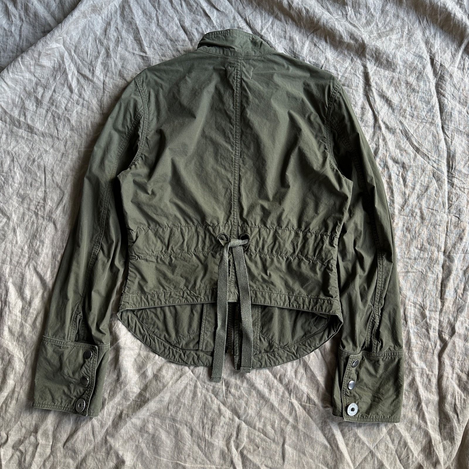 Diesel Diesel Women's Utility Zip Jacket Army Green Workwear Style Size M / US 6-8 / IT 42-44 - 6 Thumbnail