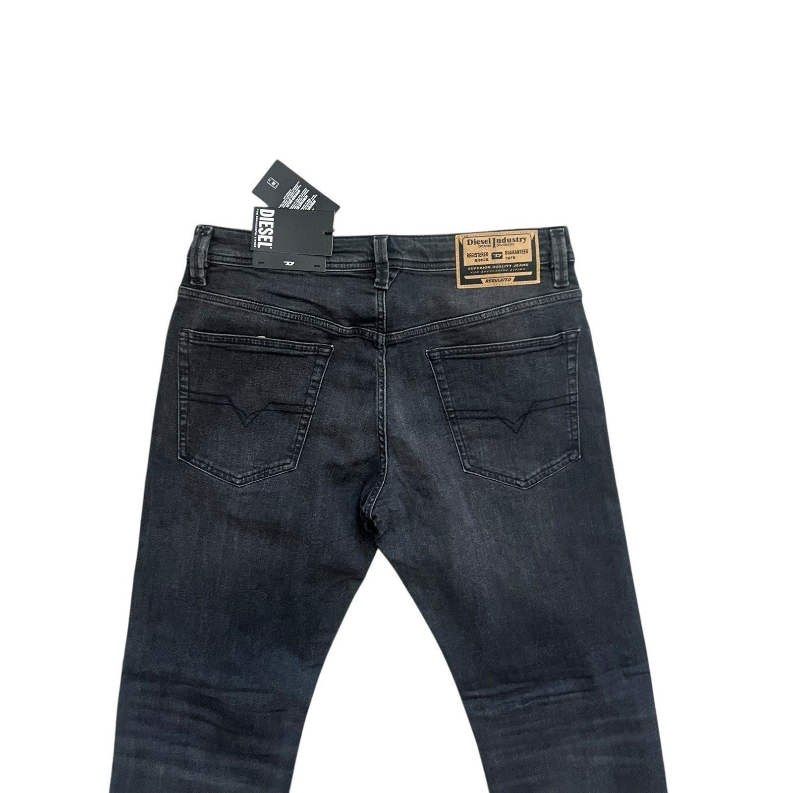 Diesel Diesel Mens Jeans Larkee Straight RB063 Black Size 36/32 Size US 36 / EU 52 - 6 Thumbnail