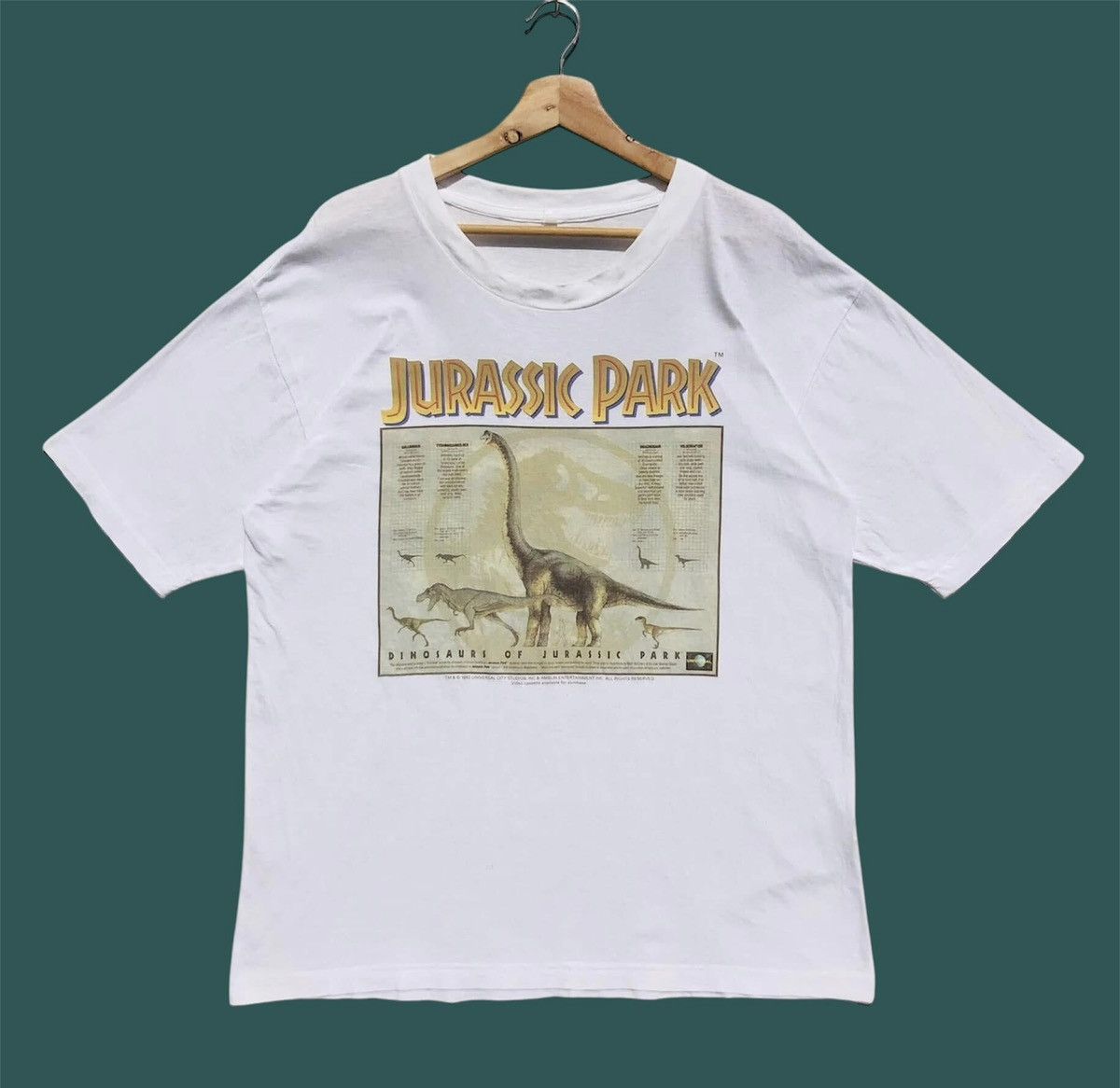 Vintage RARE🔥 Jurassic Park Size US L / EU 52-54 / 3 - 1 Thumbnail