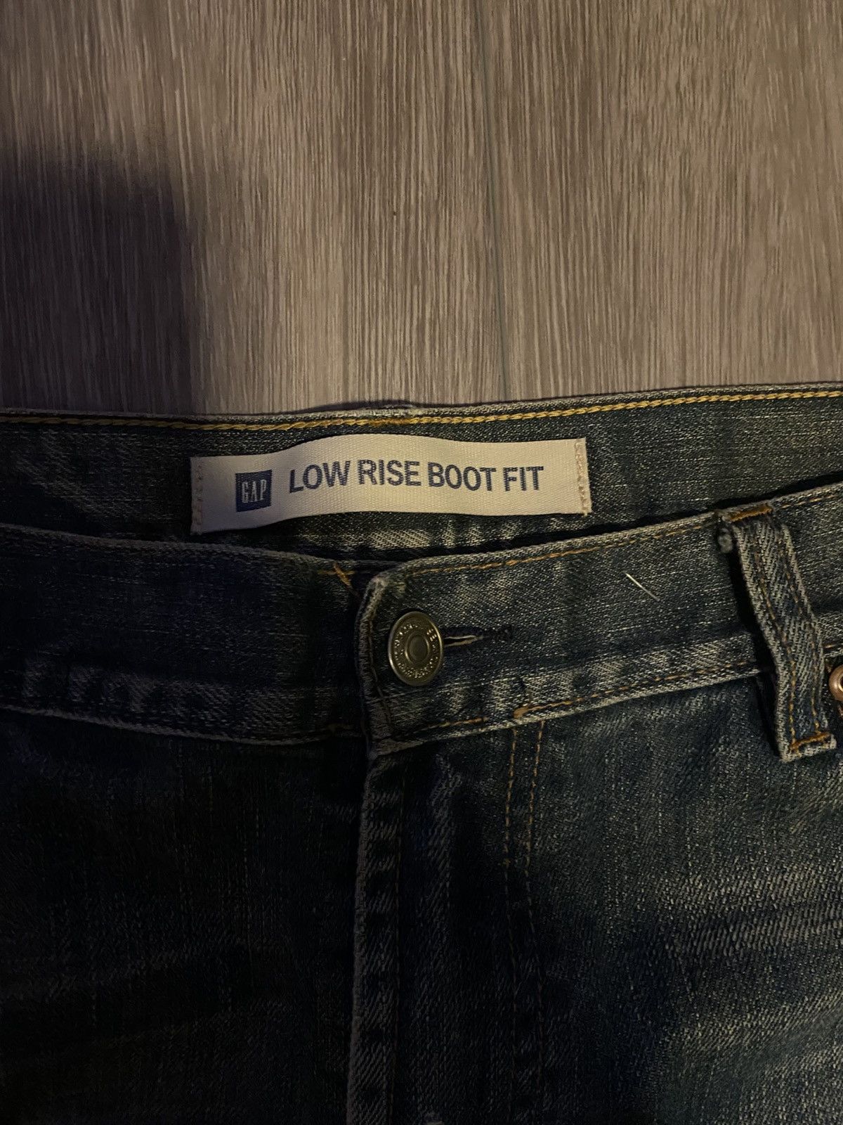 Gap Vintage Dark Wash Flare Gap Jeans Size US 36 / EU 52 - 3 Thumbnail