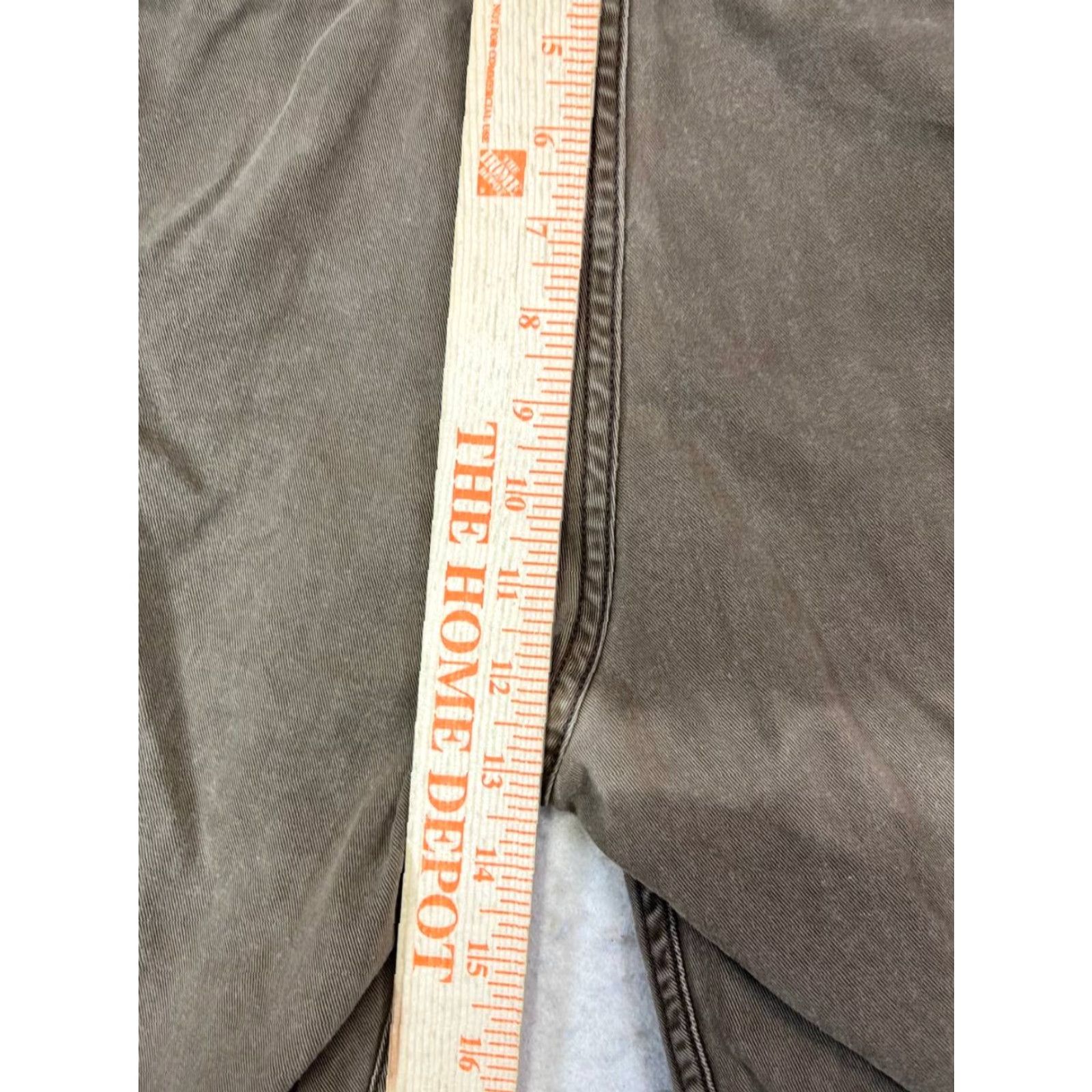 Levi's VINTAGE Levi's Cargo Shorts Men 36x10 Brown Canvas Distressed Grunge Cargo Pockets Workwear Casual Regular Mens Badges Size US 36 / EU 52 - 3 Thumbnail