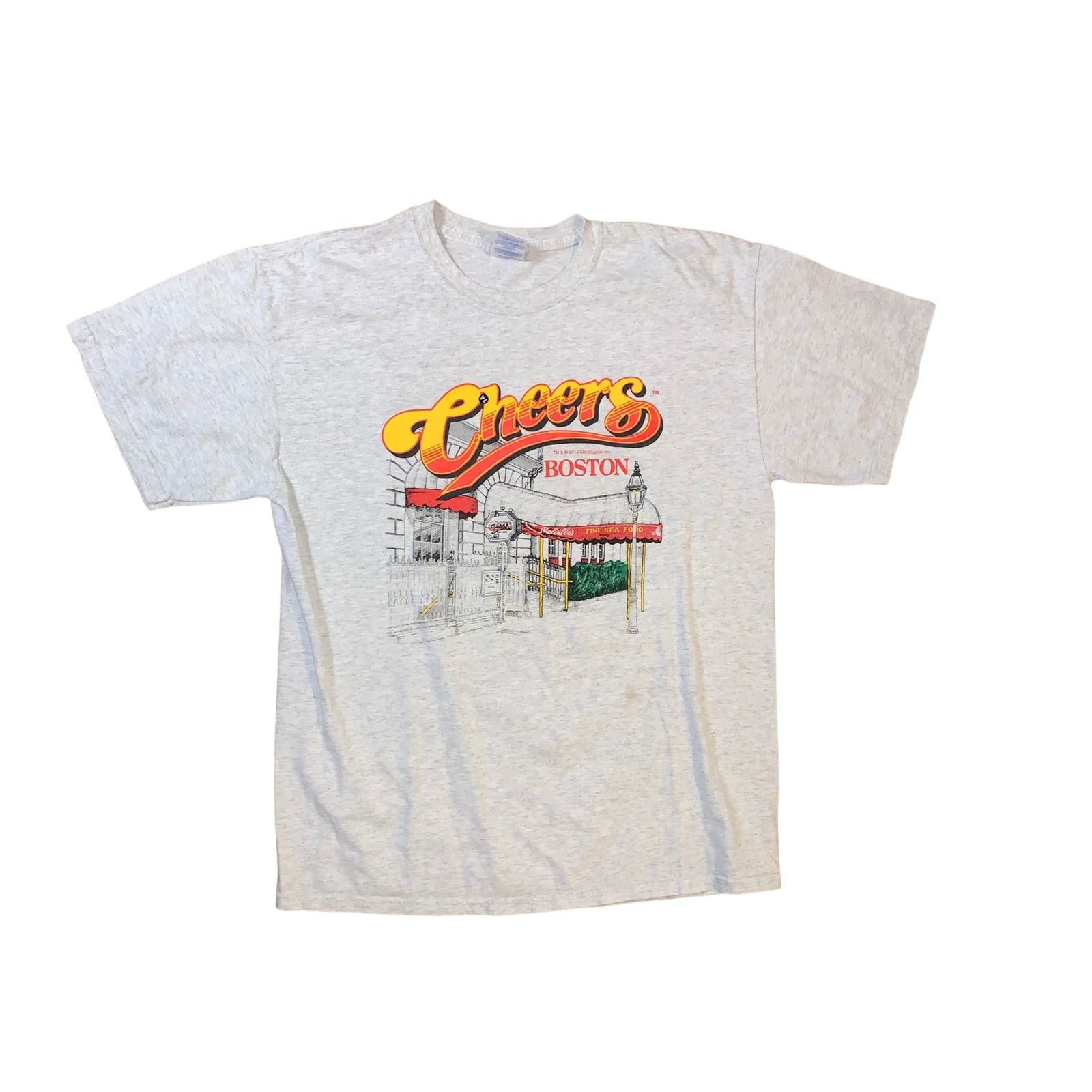 Gildan Cheers Boston T-Shirt Large Gray Bar CBS Sitcom Tee Gildan Size US L / EU 52-54 / 3 - 1 Thumbnail