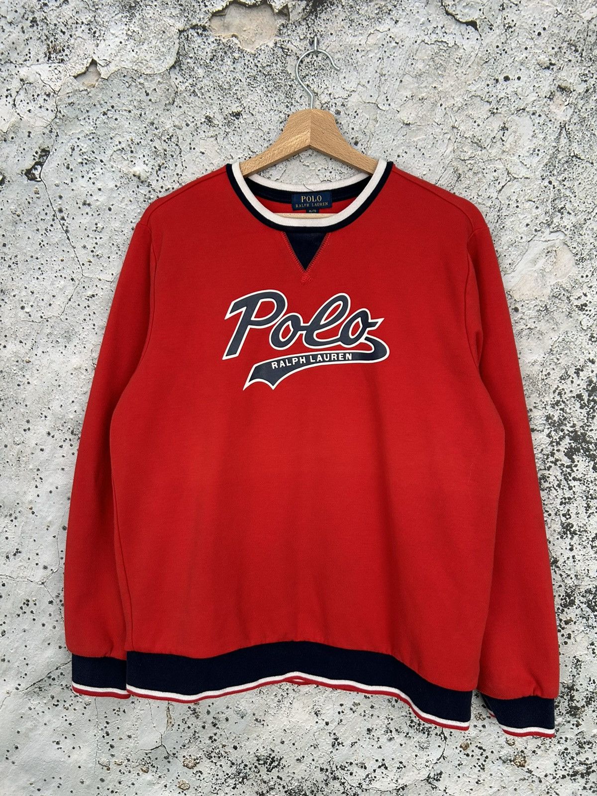 Polo Ralph Lauren Polo Ralph Lauren Red Sweatshirt Crewneck Streetwear Size US M / EU 48-50 / 2 - 1 Thumbnail