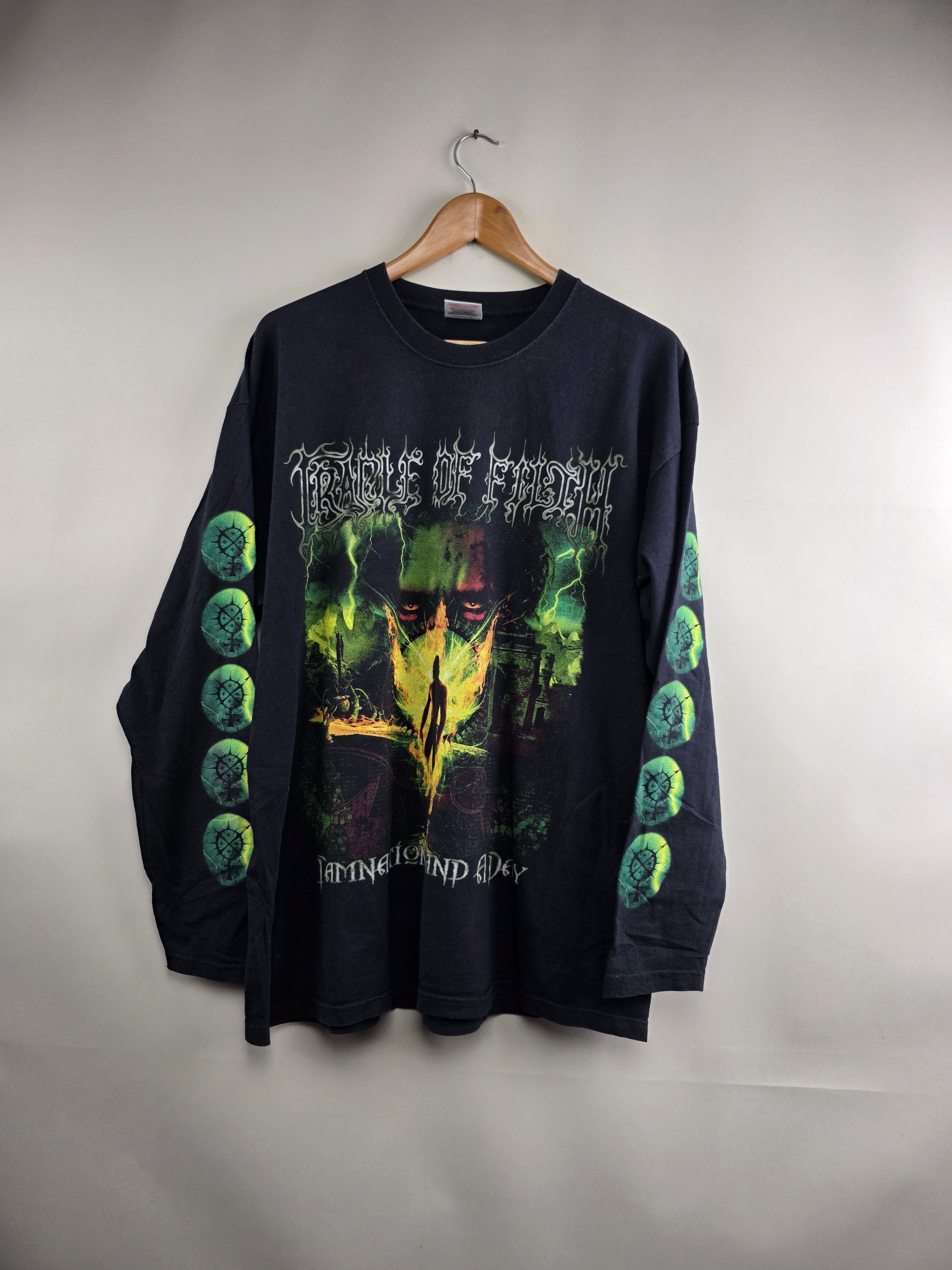 Band Tees × Vintage 2003 Cradle of Filth Damnation and a day Long-sleeve XL Size US XL / EU 56 / 4 - 8 Thumbnail