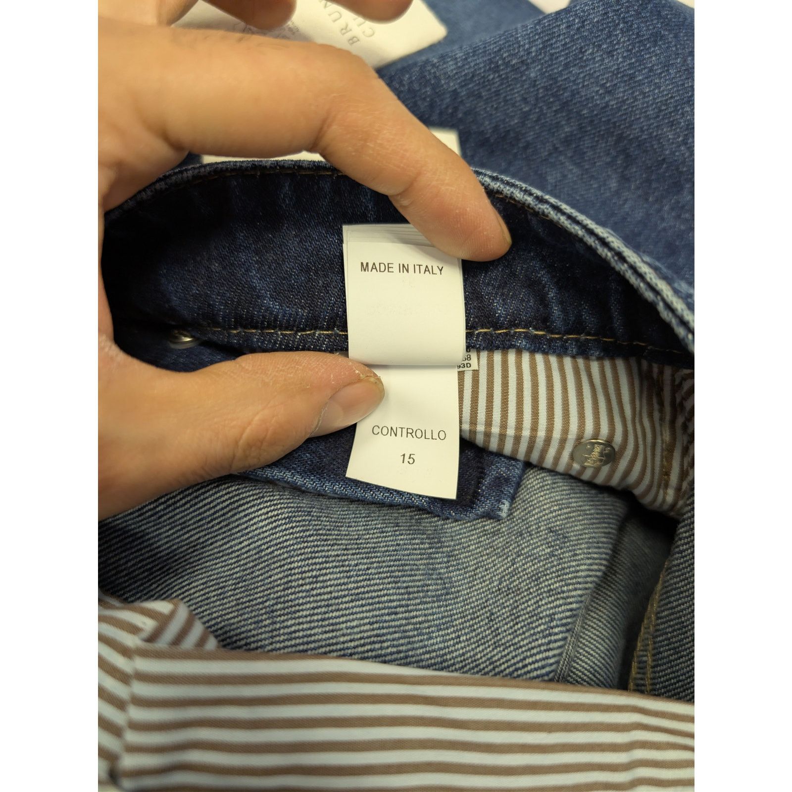 Brunello Cucinelli o1rshd1 Denim Jeans in Blue Size US 30 / EU 46 - 22 Thumbnail