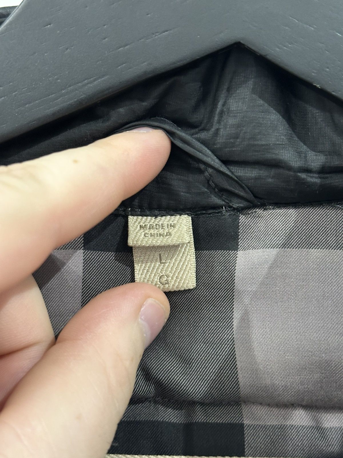Burberry Burberry Brit Quilted Puffer Vest Black Nova Check Lined SzL Size US L / EU 52-54 / 3 - 4 Thumbnail