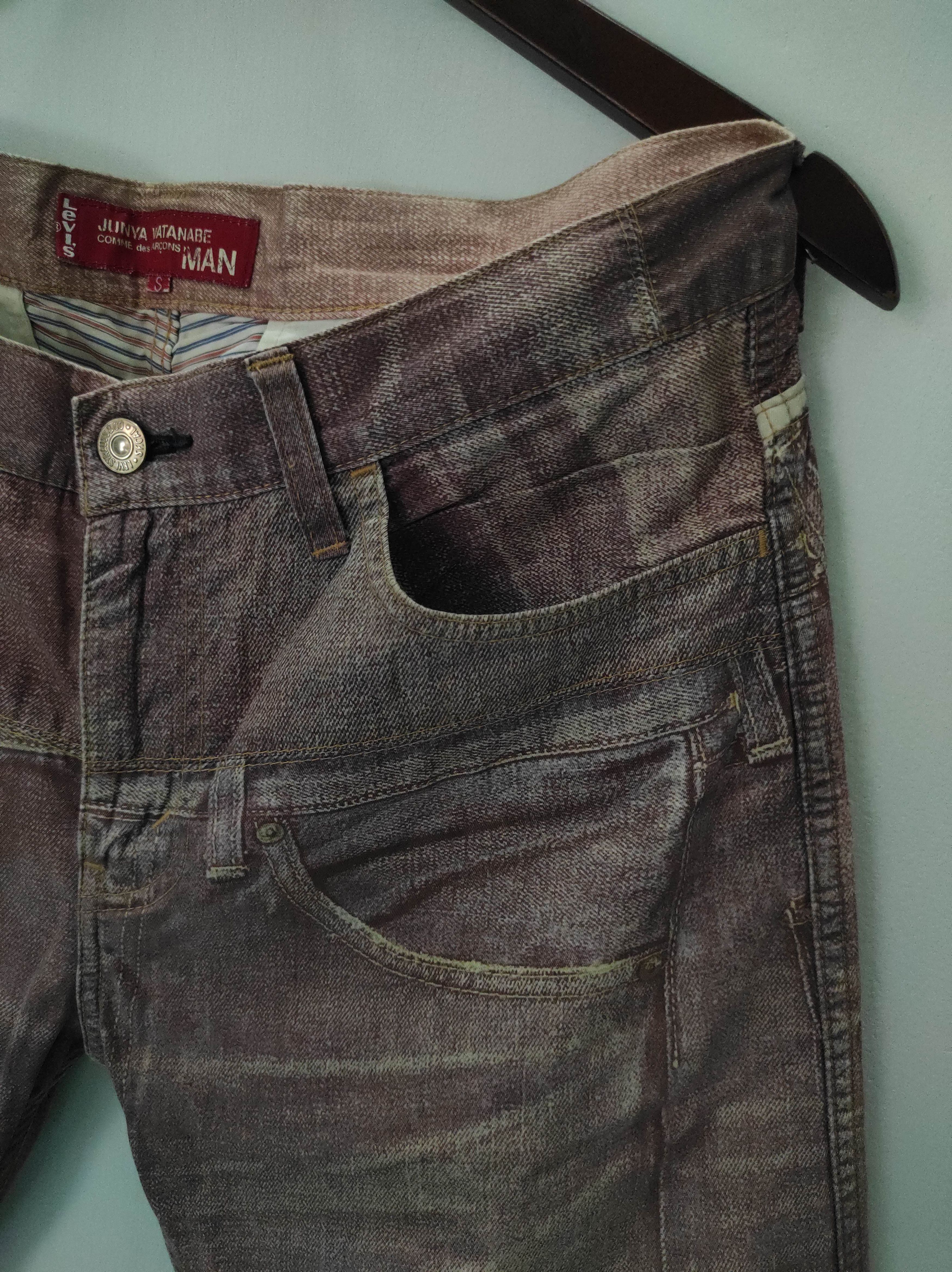 Comme des Garcons RARE Levis 206 x Comme Des Garcons Printed Jeans Pants Size US 30 / EU 46 - 7 Thumbnail