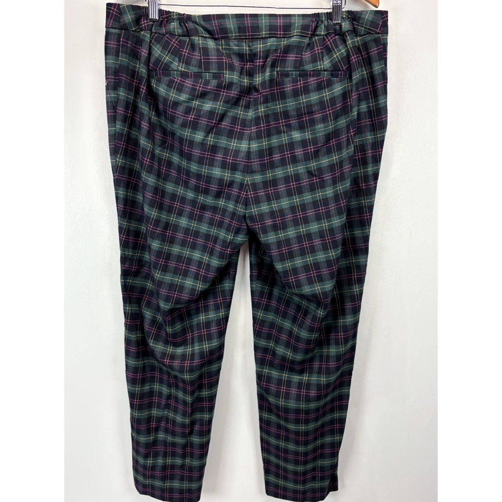 Talbots TALBOTS Plus Size 16W Ankle Pants Wool Blend Plaid Multicolor Womens Size 38" / US 16 / IT 52 - 3 Thumbnail