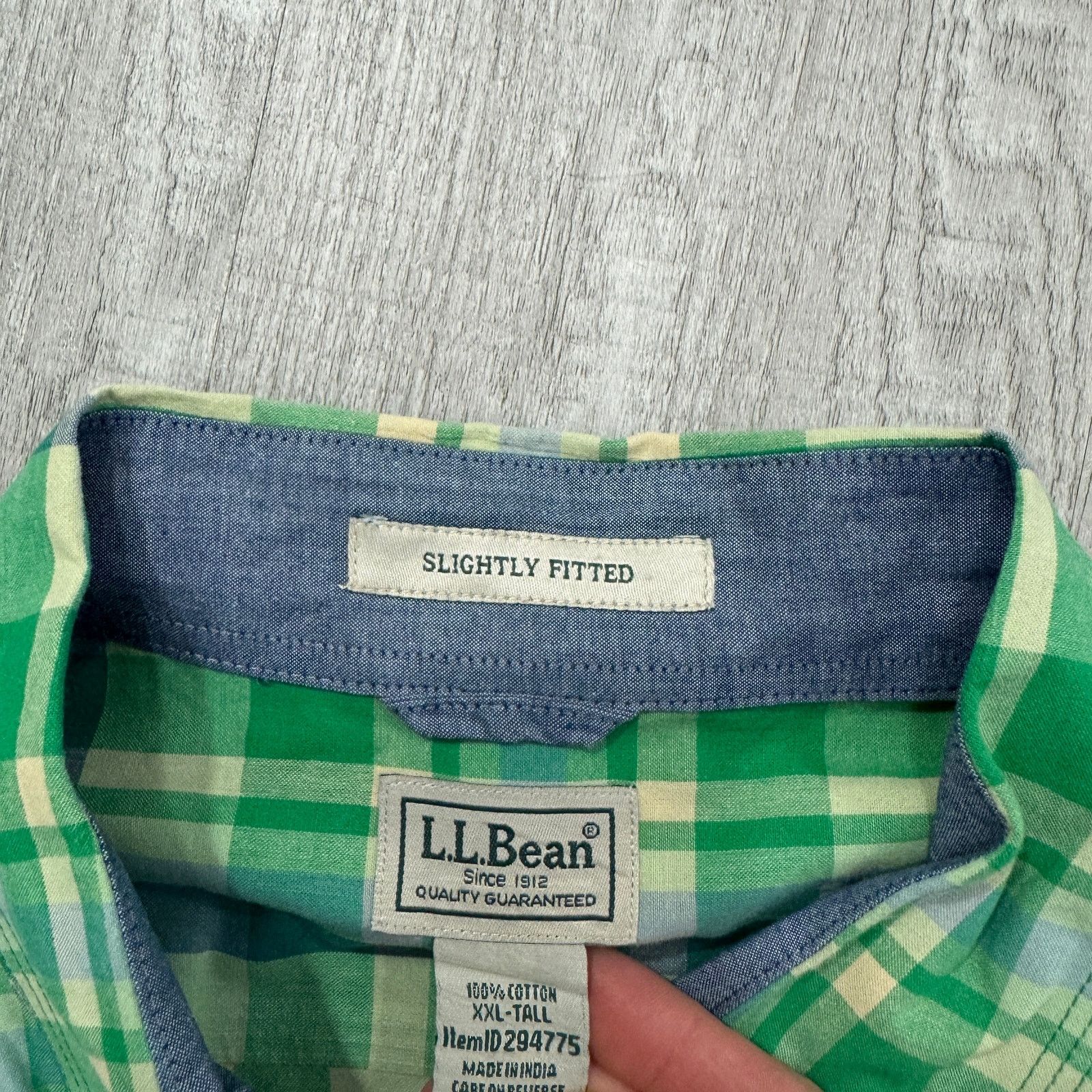 L.L. Bean Vintage L.L. Bean Button Shirt XXL Tall Plaid Long Sleeve Size US XXL / EU 58 / 5 - 4 Thumbnail