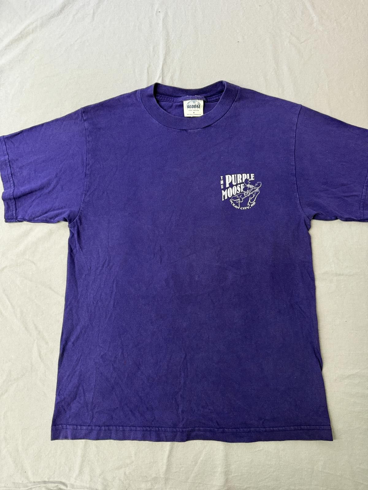 Designer The Purple Moose Saloon T-shirt Pool Hall Ocean City Tee M Size US M / EU 48-50 / 2 - 2 Thumbnail