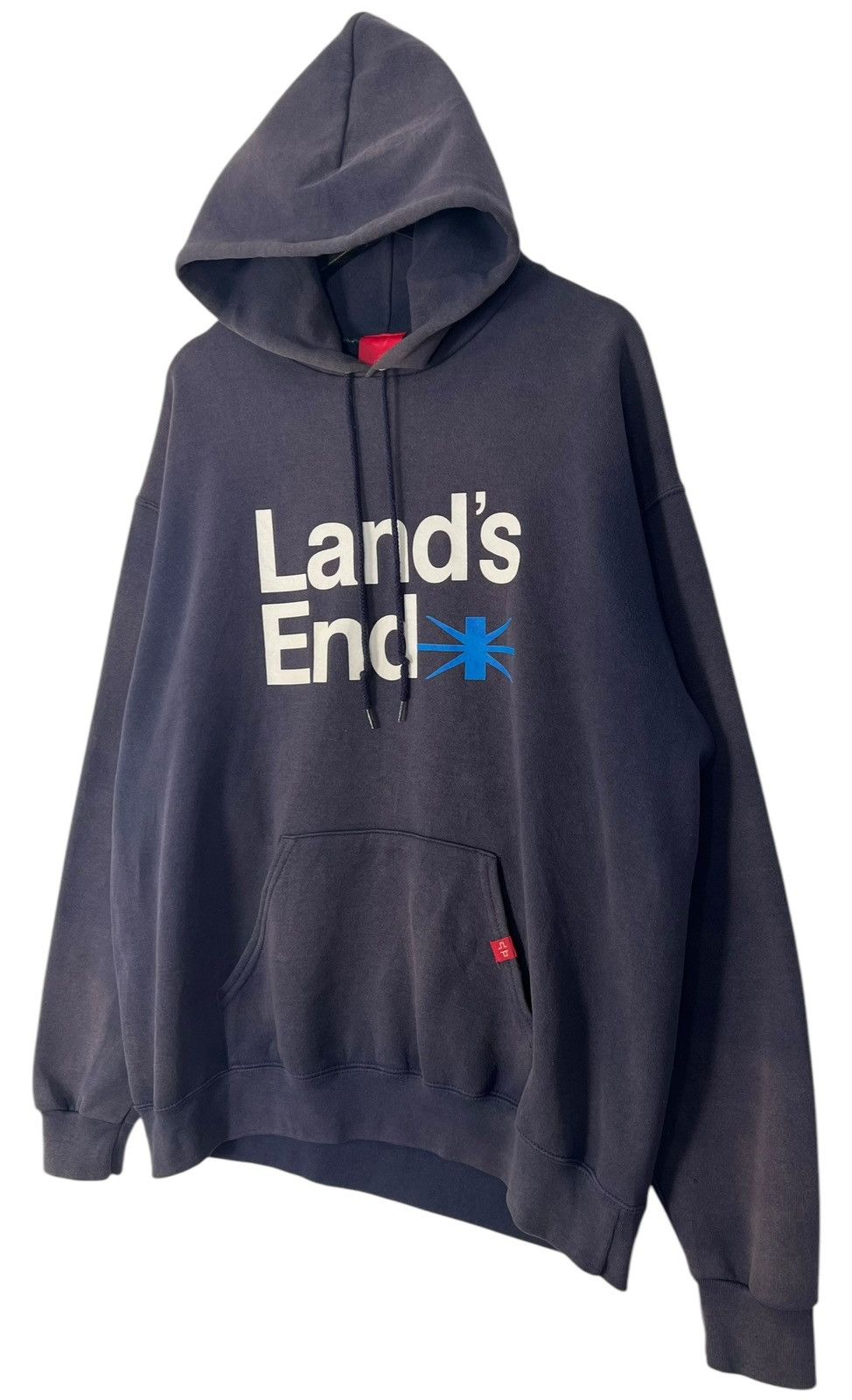 Lands' End × Vintage Vintage Sunfaded Lands End Geneva Tokyo Hoodie Size US XL / EU 56 / 4 - 3 Thumbnail