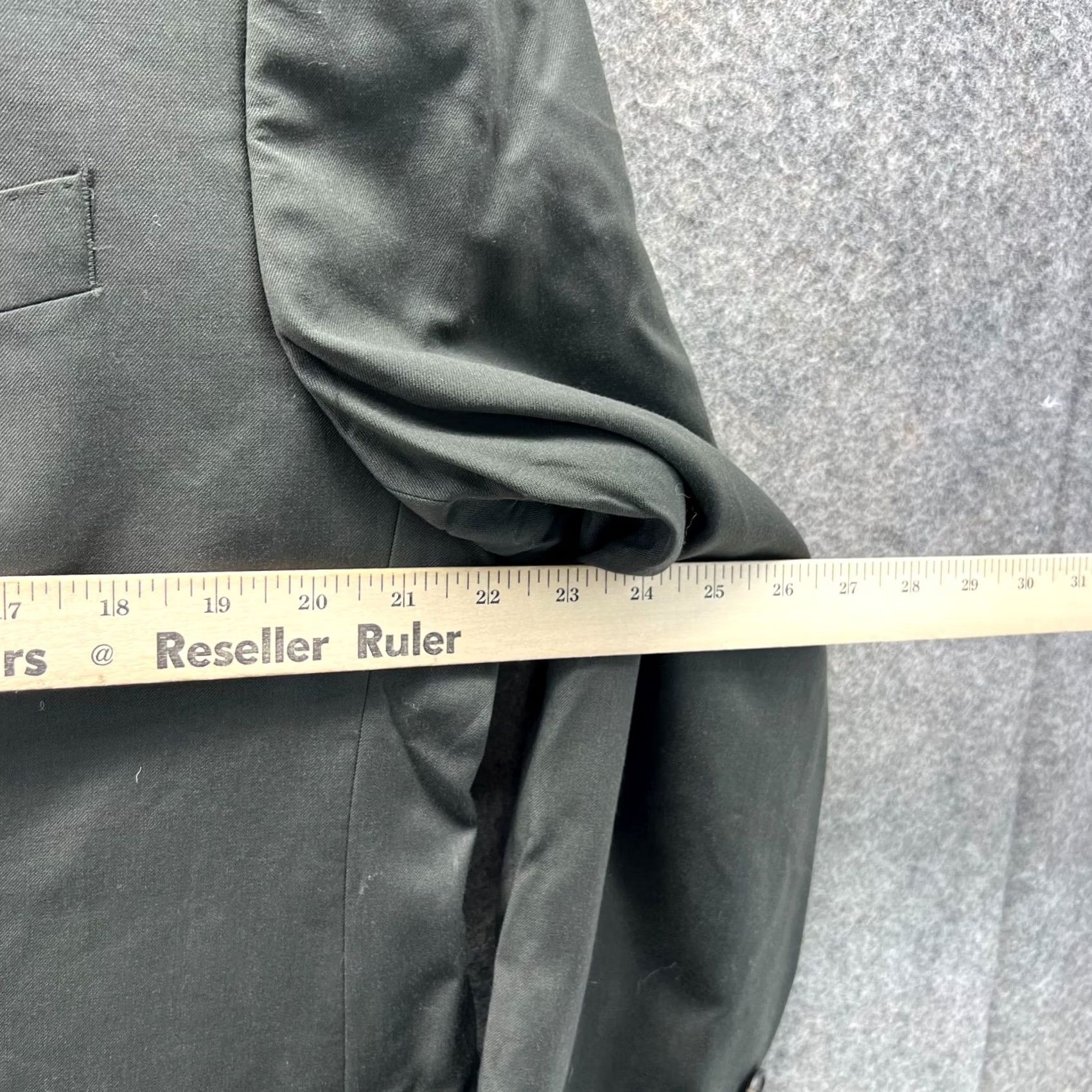 Ralph Lauren VINTAGE Ralph Lauren Blazer Men 44 Gray Sport Coat Single Breasted 2 Piece Jacket Shirt? Size 44R - 7 Thumbnail