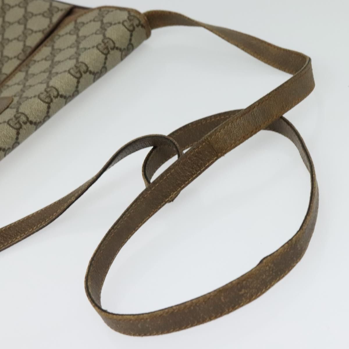 Gucci GUCCI GG Supreme Shoulder Bag Pvc Beige Gold Size ONE SIZE - 7 Thumbnail