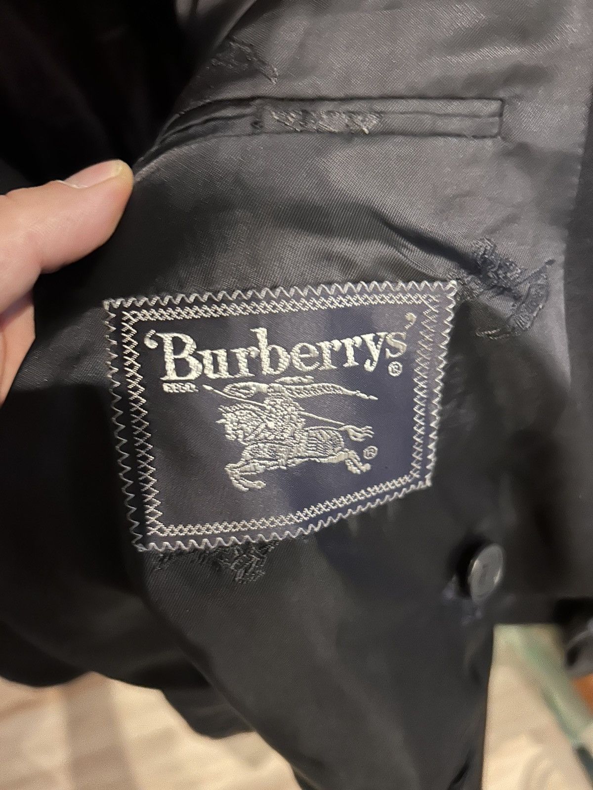 Burberry × Vintage Vintage blazer burberrys Size 48L - 3 Thumbnail