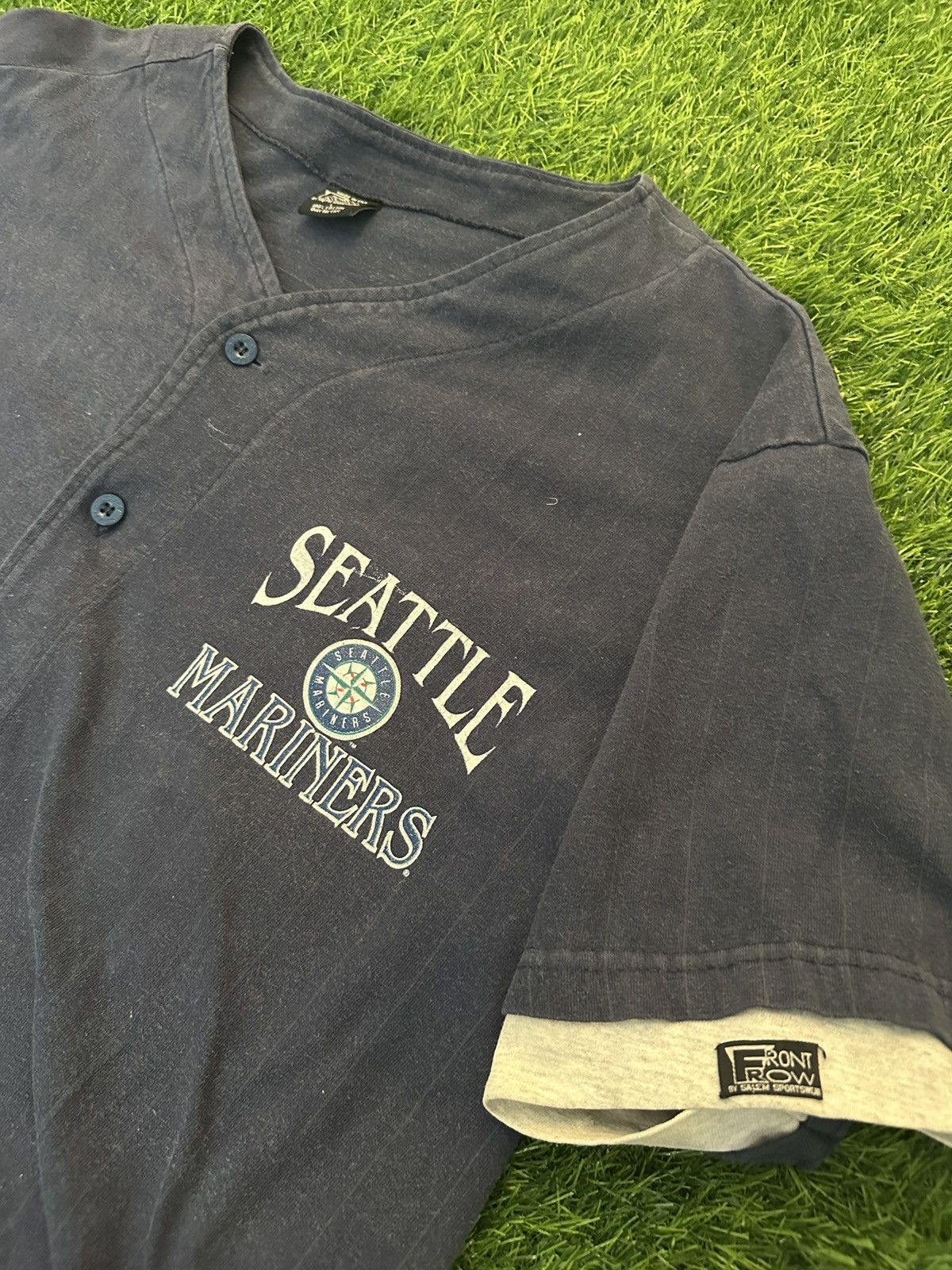 MLB Vintage mlb seattle mariners salem button jersey size Large Size US L / EU 52-54 / 3 - 3 Thumbnail