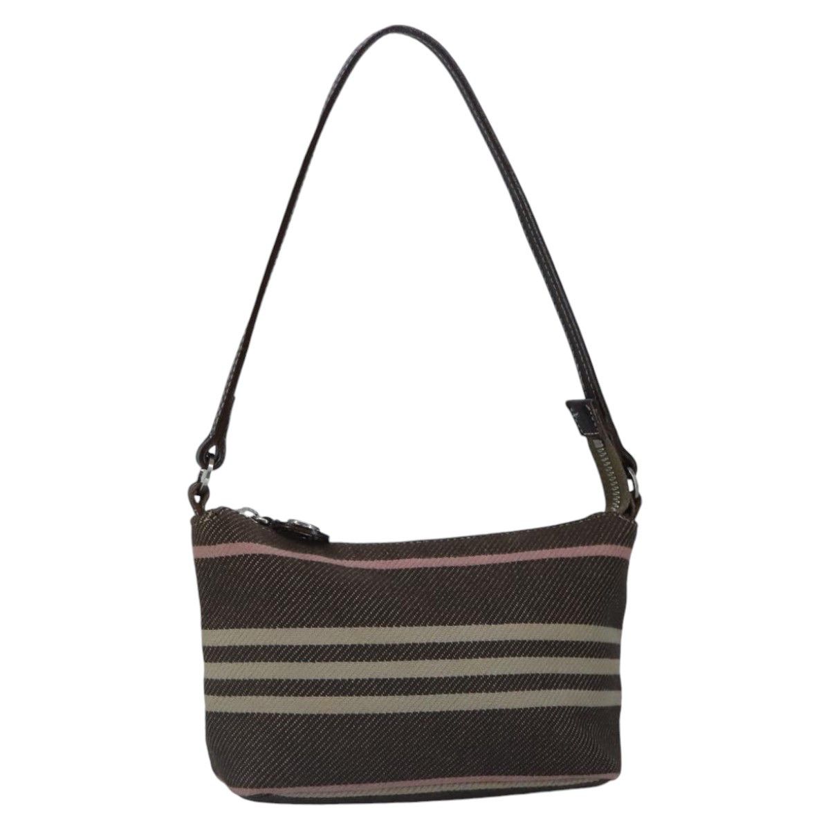 Burberry Blue Label Brown Canvas Shoulder Bag (Pre-Owned) Size ONE SIZE - 1 Thumbnail