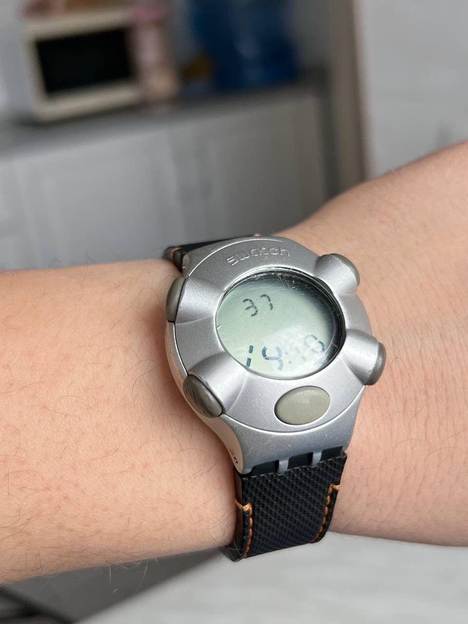 Japanese Brand × Vintage Vintage Futuristic Form Watch Digital Bubble Swatch Beat Size ONE SIZE - 1 Thumbnail