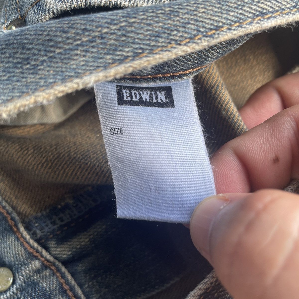 Japanese Brand Vintage Edwin 404 Japan Faded Denim Jeans Pants W31 Size US 31 - 8 Thumbnail