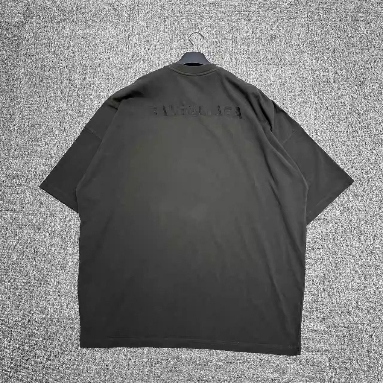 Balenciaga Permeates Letter Print Short Sleeves