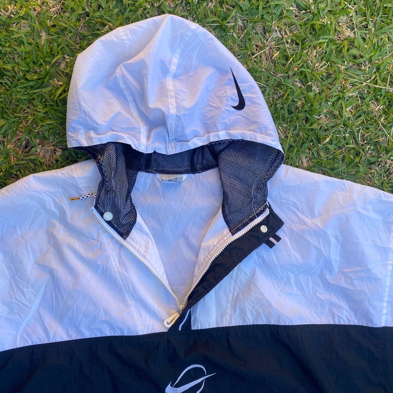 Nike Vintage Nike Center Logo 90s Half Zipper Hoodie windbreaker Size US XXL / EU 58 / 5 - 4 Thumbnail