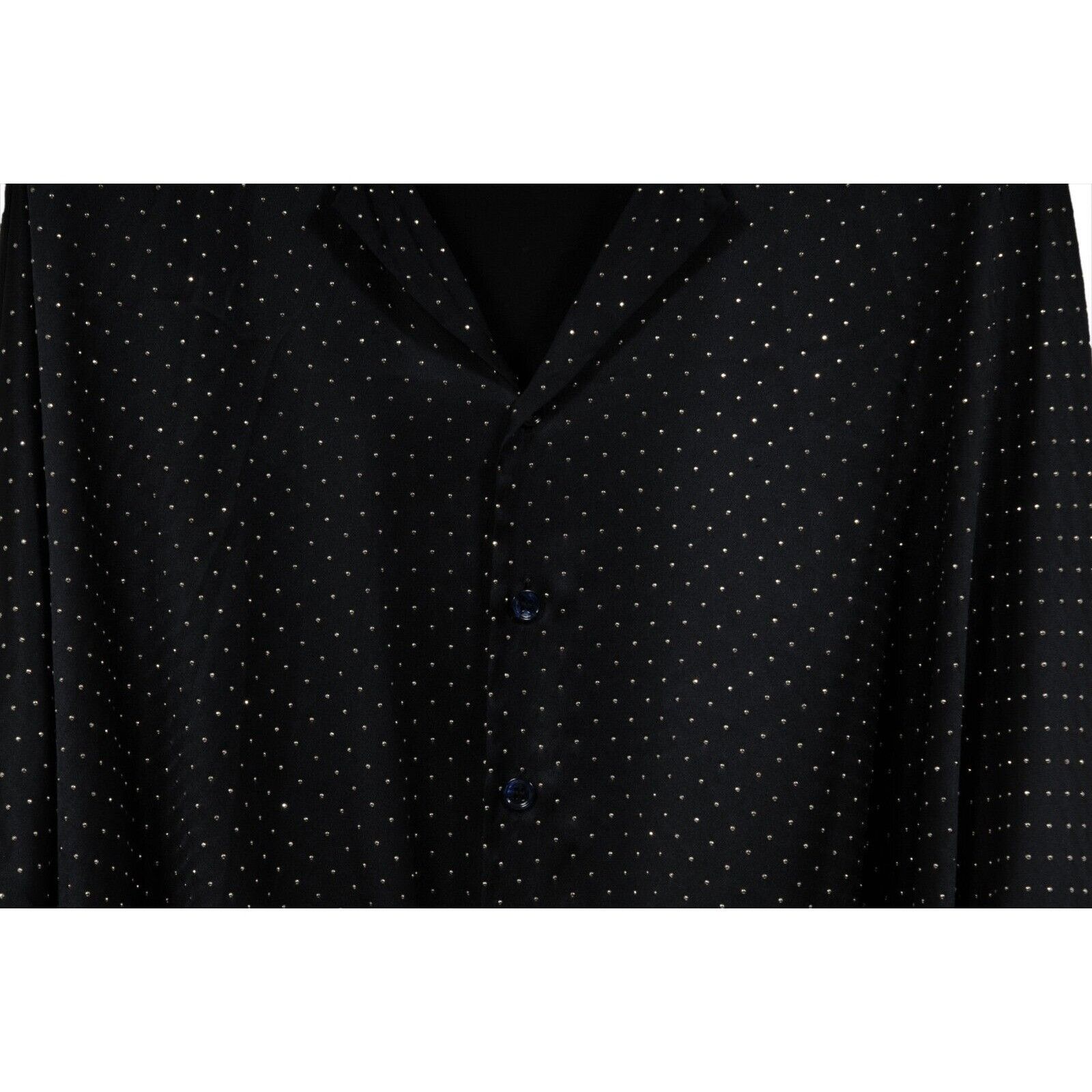 Saint Laurent Paris Runway Oversized Studded Button Down Shirt IT 41 Size US L / EU 52-54 / 3 - 4 Thumbnail