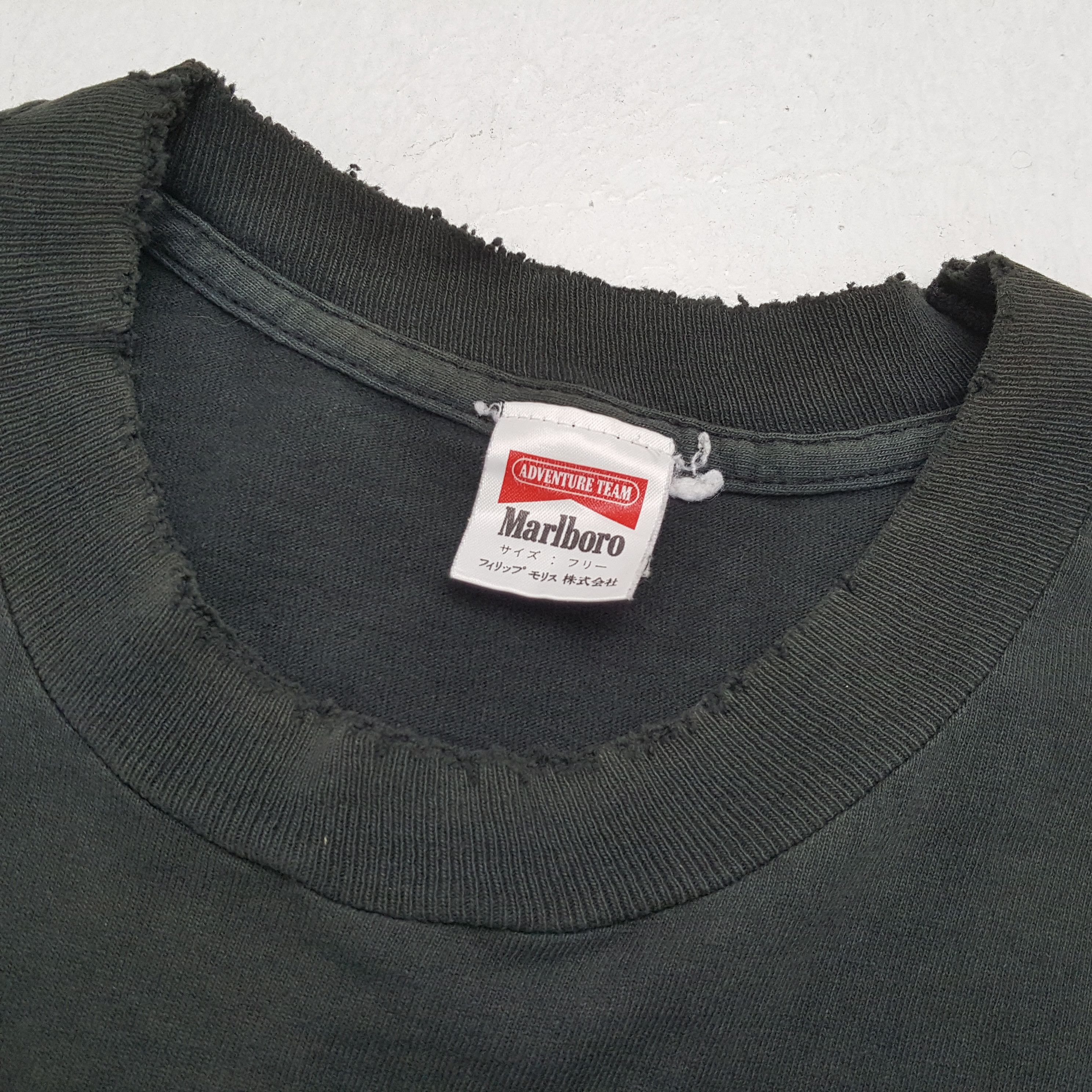 Marlboro × Vintage MARLBORO ADVENTURE TEAM Distressed Tshirt Size US L / EU 52-54 / 3 - 8 Thumbnail