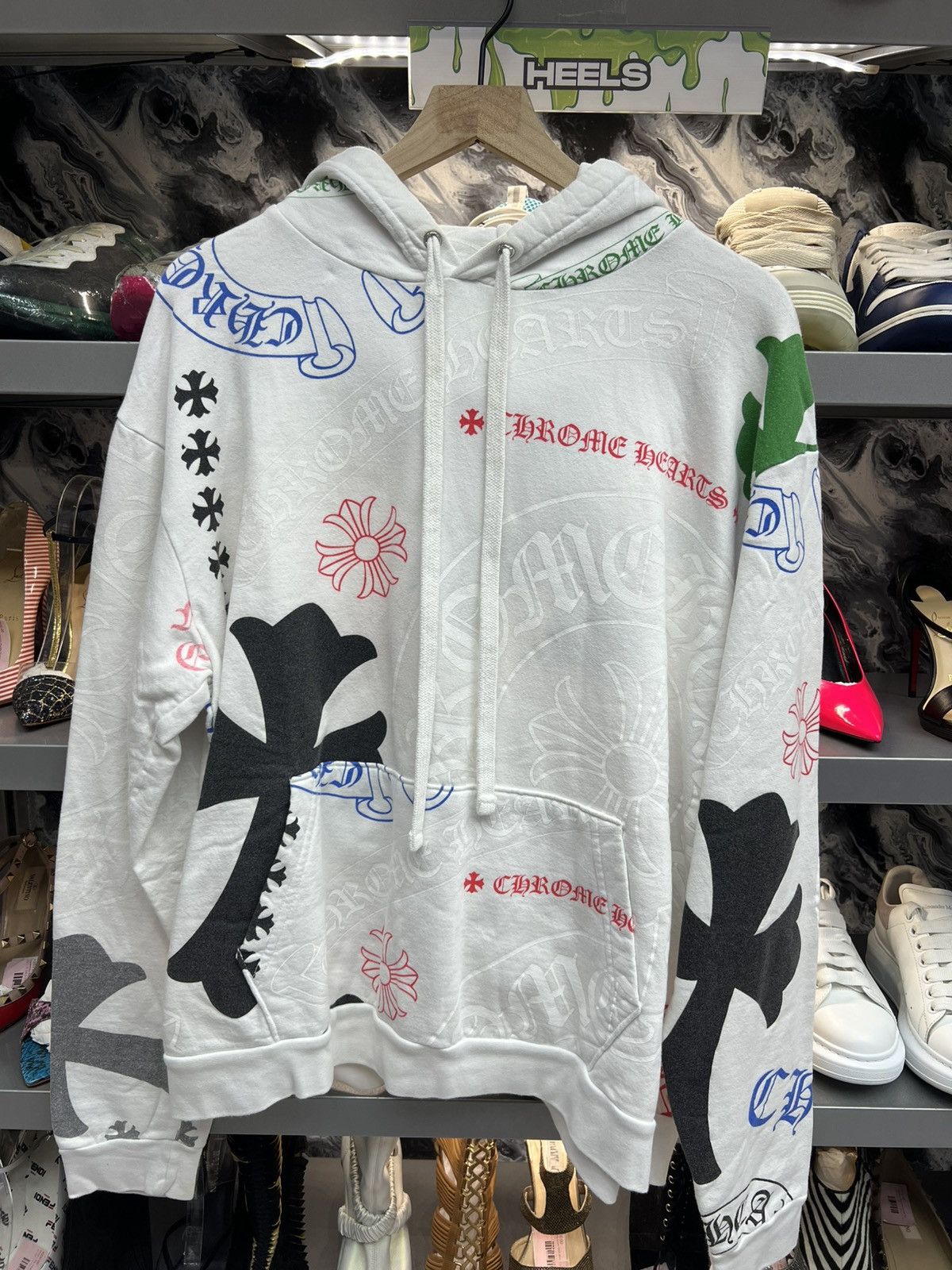 Chrome Hearts Chrome Hearts Stencil Multicolor Hoodie Size US M / EU 48-50 / 2 - 1 Thumbnail