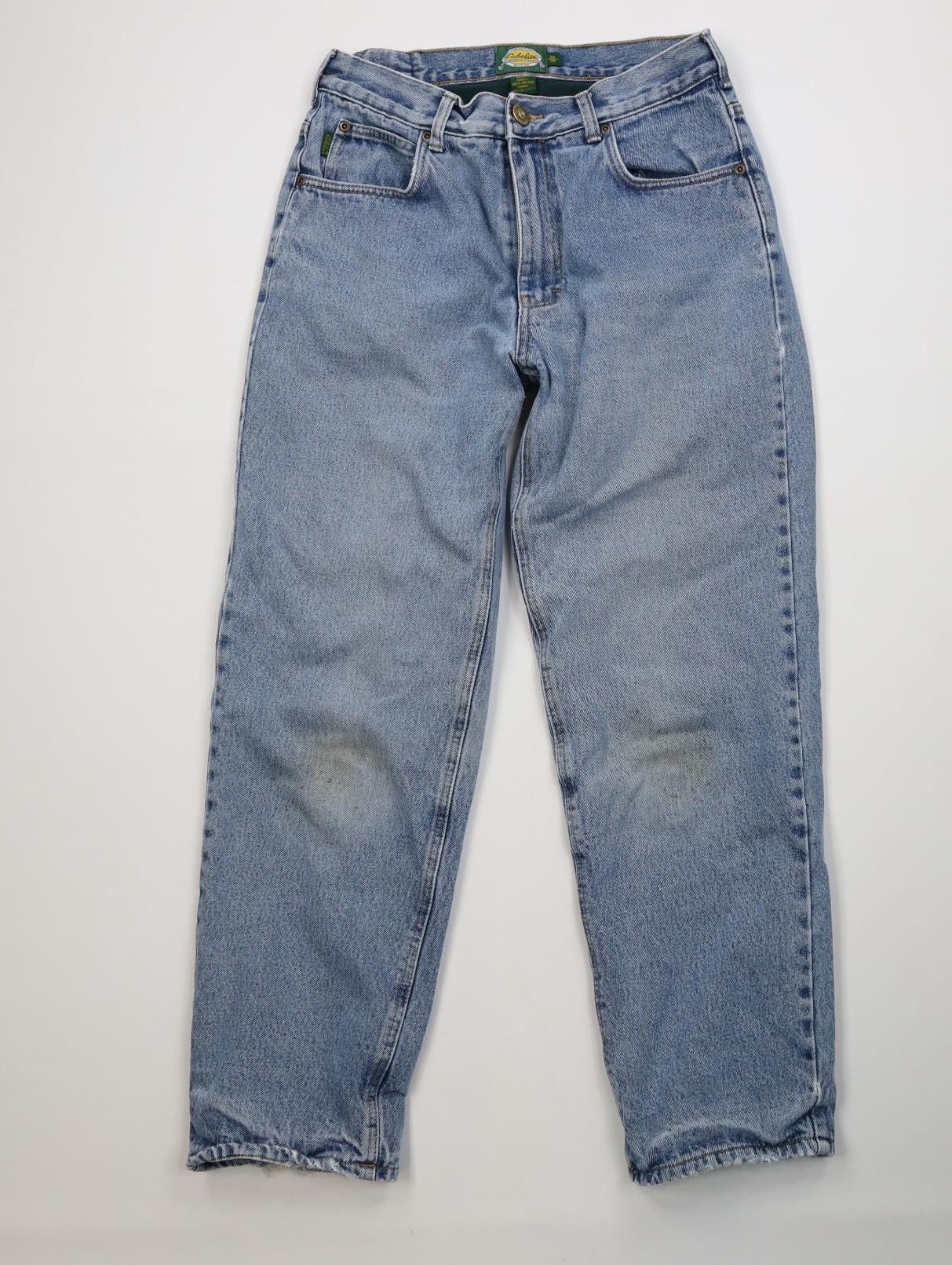 Cabelas Vintage 90s Cabelas Heavyweight Fleece Lined Denim Jeans Size US 32 / EU 48 - 2 Thumbnail