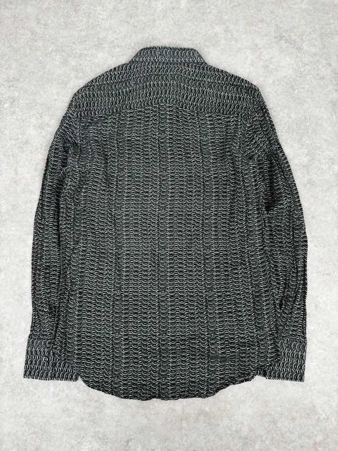 Emporio Armani 2000s Emporio Armani Chainlink Print Shirt Size US S / EU 44-46 / 1 - 4 Thumbnail