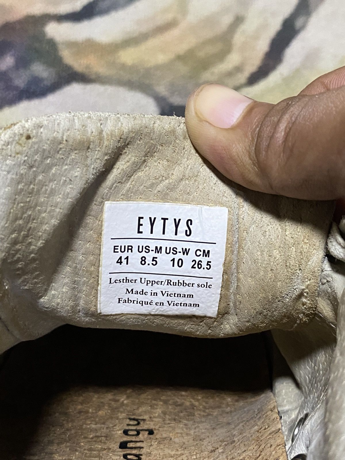 Eytys EYTYS x ESTHER MAHLANGU DOJA SUEDE SNEAKER Size US 8.5 / EU 41-42 - 7 Thumbnail
