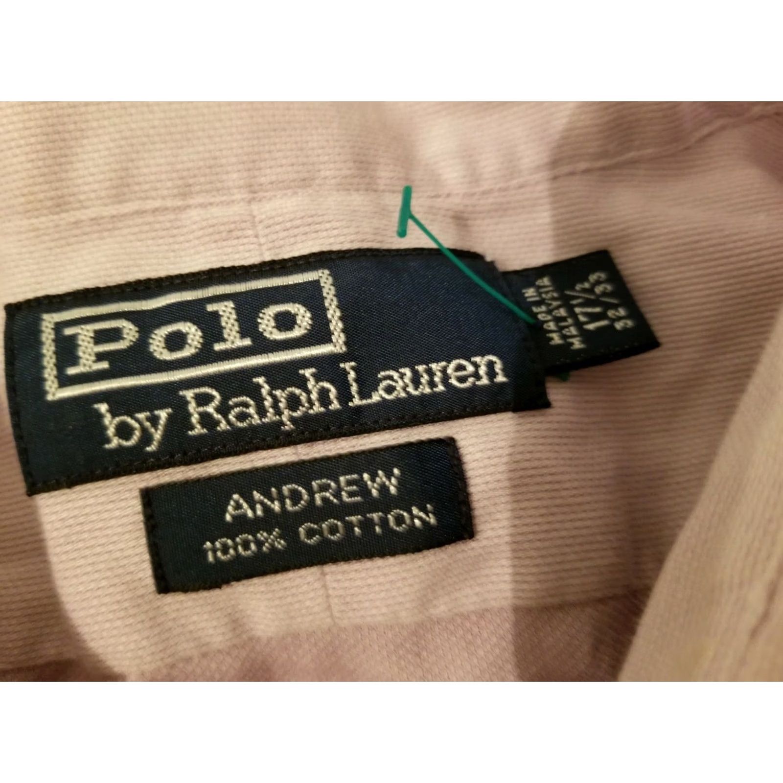 Polo Ralph Lauren Polo Ralph Lauren Dress Shirt Mens Purple Button Cotton 17 1/2 32 33 Size 48R - 4 Thumbnail