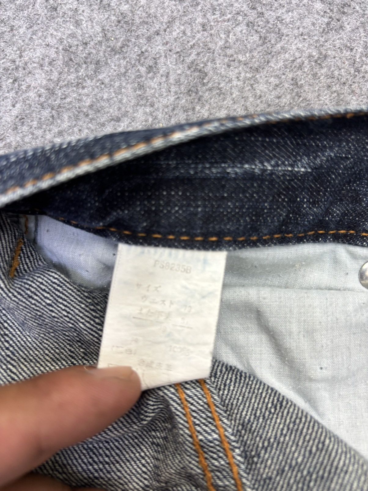 Japanese Brand 💥Insane Artisanal Sorridere Distressed Denim F782 Size US 33 - 16 Thumbnail