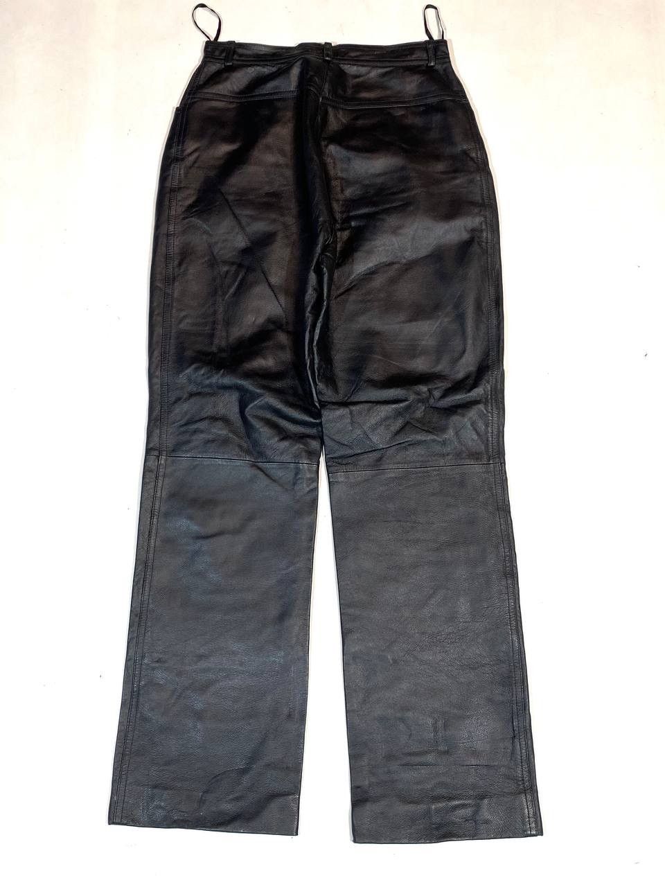 Leather × Vintage Yuppie Company Leather Pants Size 30" / US 8 / IT 44 - 4 Thumbnail