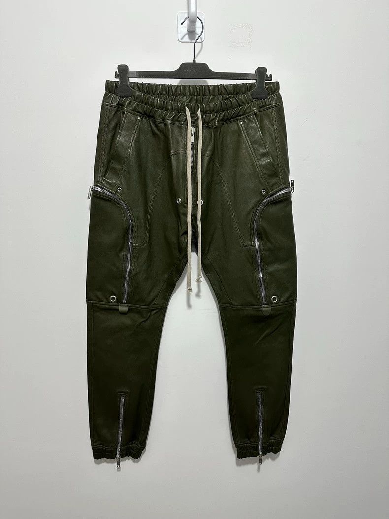 Rick Owens Rick Owens Five Zip Leather Pants Size US 34 / EU 50 - 1 Thumbnail