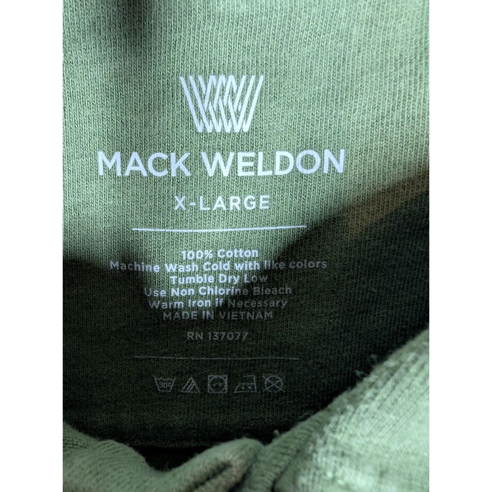 Vintage Mack Weldon Polo Shirt Mens XL Green Solid 100% Cotton Knit Casual Short Sleeve Size US XL / EU 56 / 4 - 4 Thumbnail