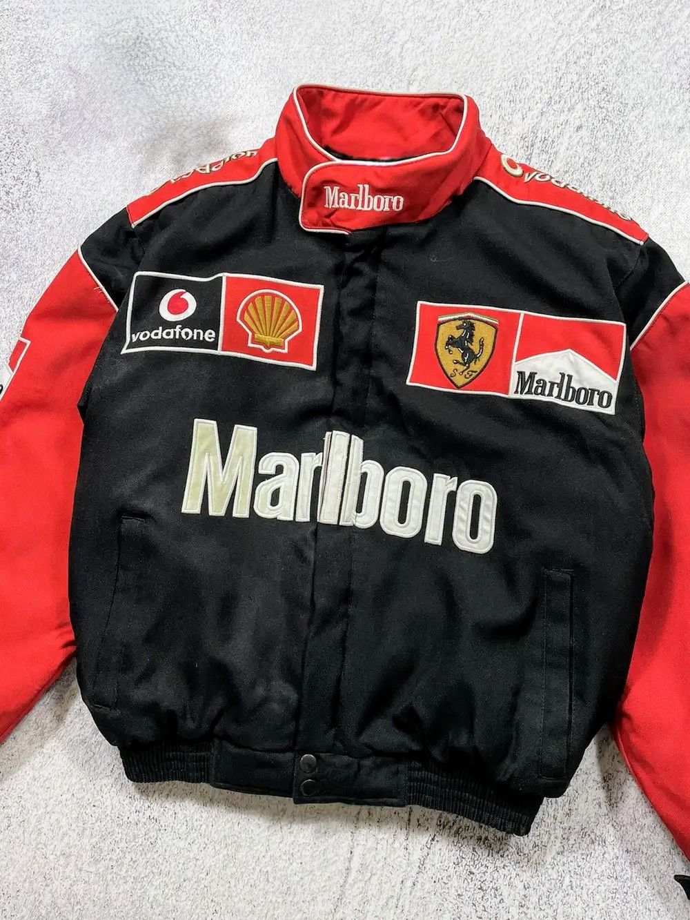 Marlboro 💀🔥 MARLBORO 💥 RARE y2k Unisex Adults Racing Jacket Coats Size US XS / EU 42 / 0 - 4 Thumbnail