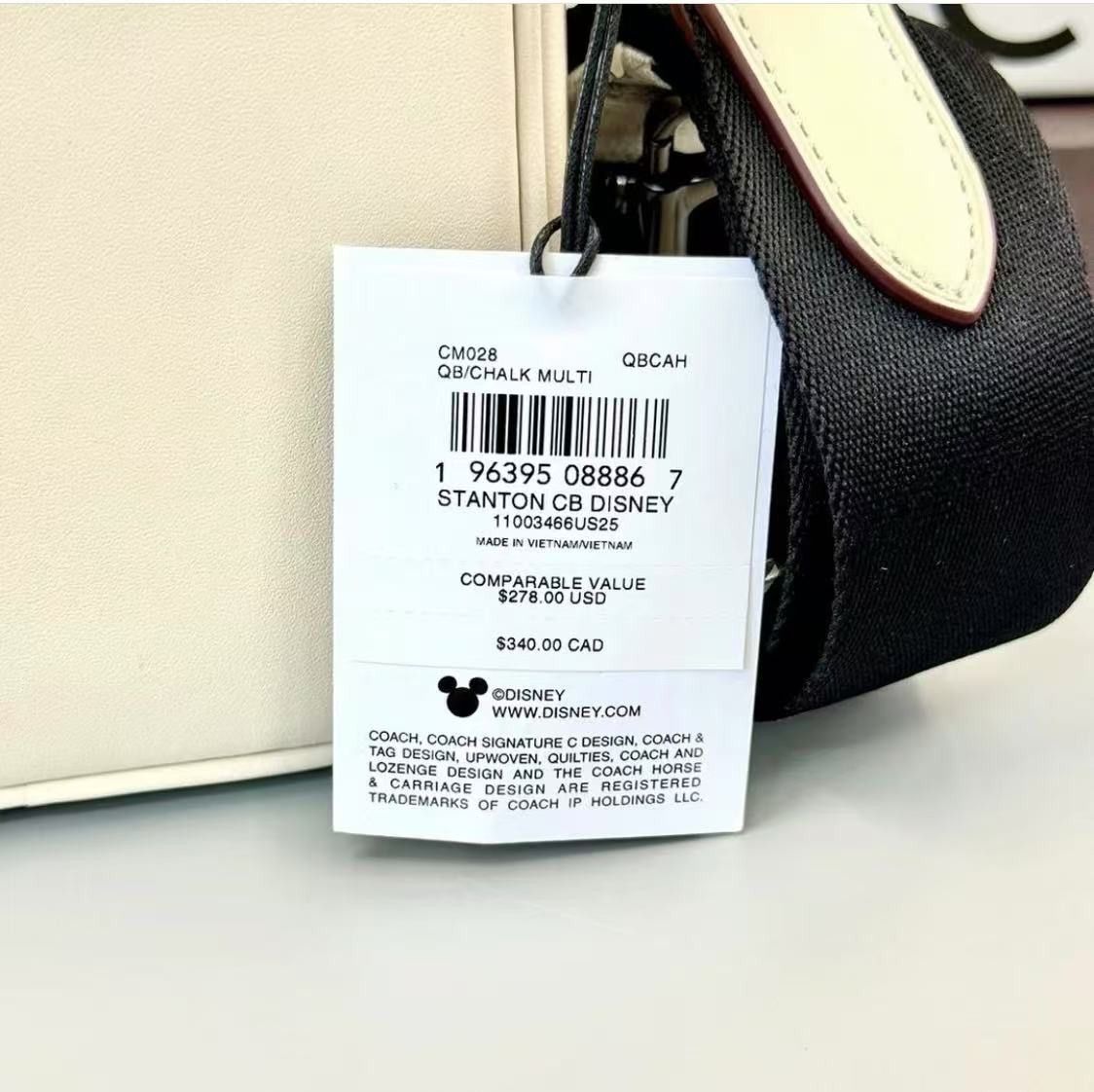 Coach Disney X Coach Stanton Crossbody With Winter Motif CM028 Size ONE SIZE - 7 Thumbnail