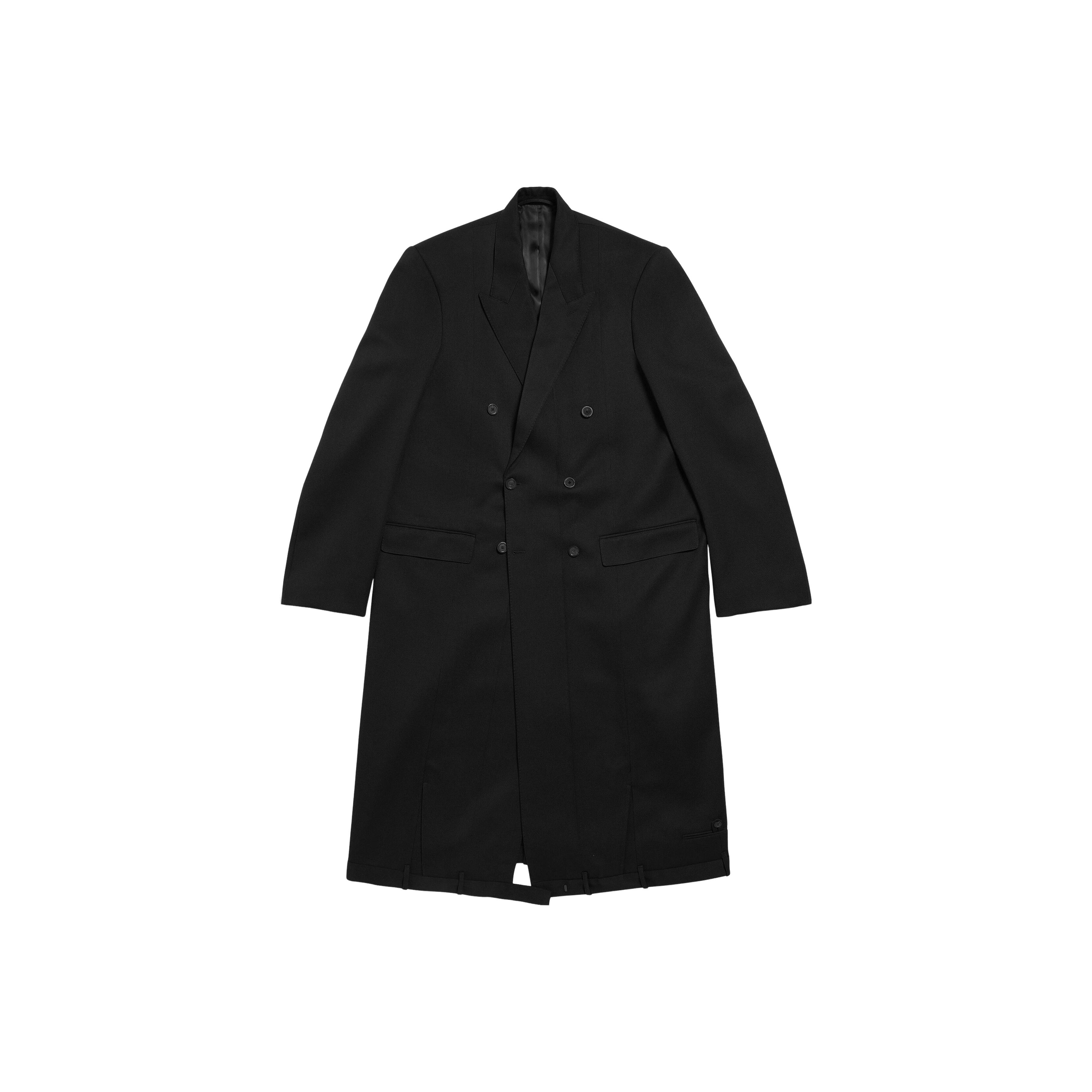 Balenciaga Balenciaga Wool Double-Breasted Overcoat XS Size US XS / EU 42 / 0 - 1 Thumbnail