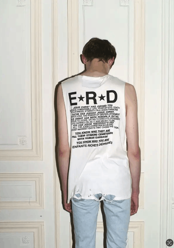 Enfants Riches Deprimes Jesus Christ Has Judged You Cut Off SS16 Size US XL / EU 56 / 4 - 2 Thumbnail