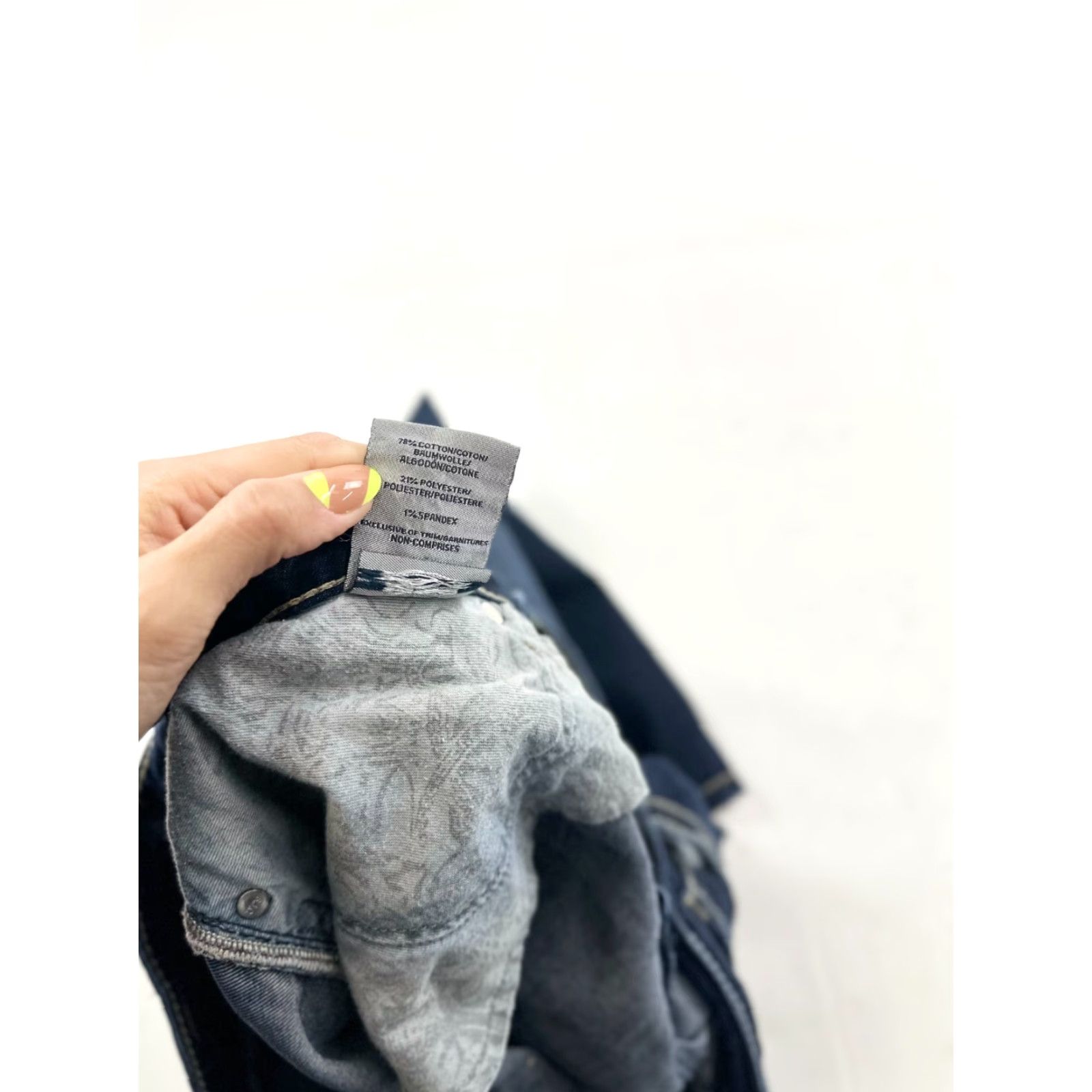 Silver Jeans Co. Silver Jeans Women 22x31 Blue Denim Thick Stitch Western Glove Works Suki Skinny Jeans Size 40" / US 18 - 5 Thumbnail