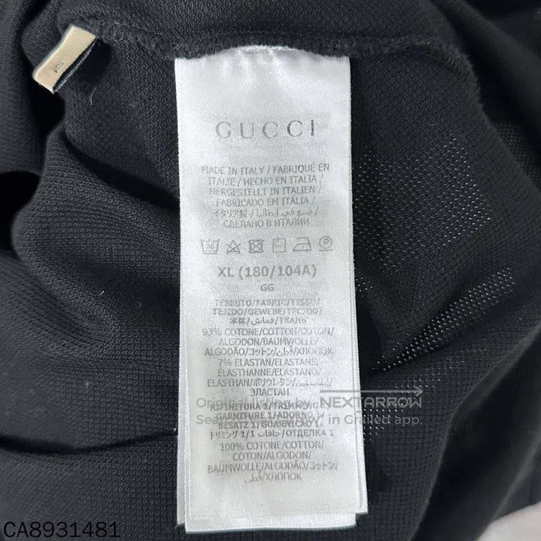 Gucci Gucci 3m string label reflective sticker short sleeves Size US XL / EU 56 / 4 - 3 Thumbnail