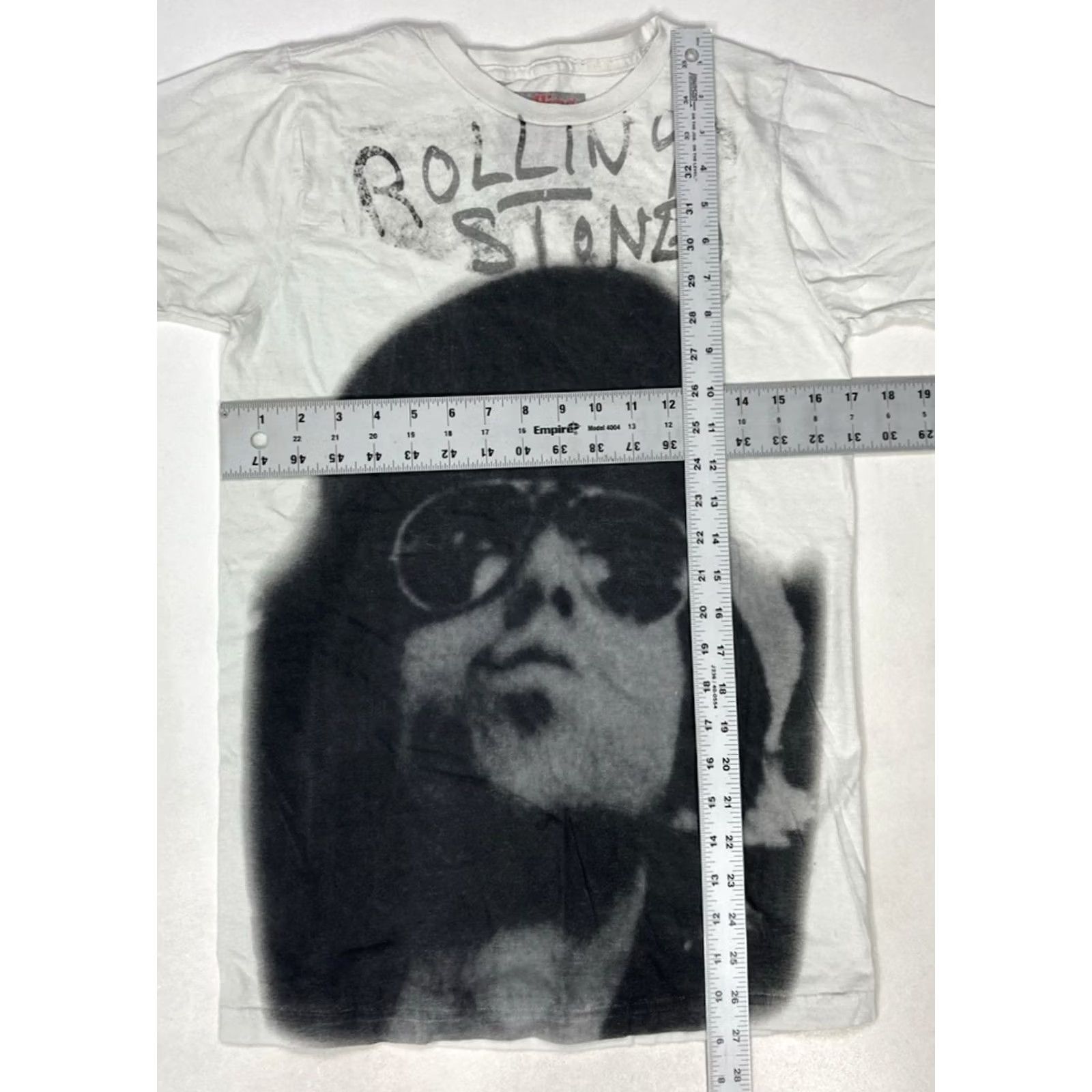 Vintage The Rolling Stones Music Graphic T-shirt Men Small White Short Sleeve Size US S / EU 44-46 / 1 - 5 Thumbnail