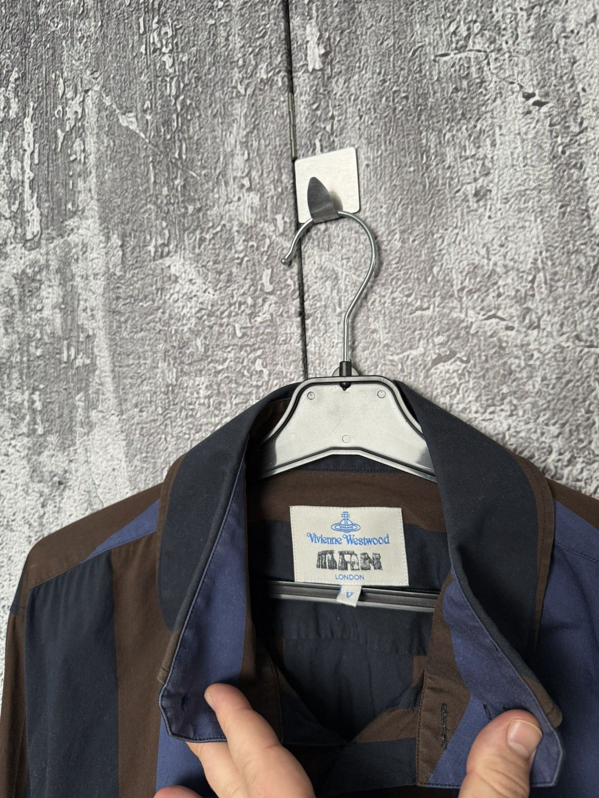 Vivienne Westwood Vintage Vivienne Westwood Striped Button Long Sleeve Shirt Size US L / EU 52-54 / 3 - 15 Thumbnail