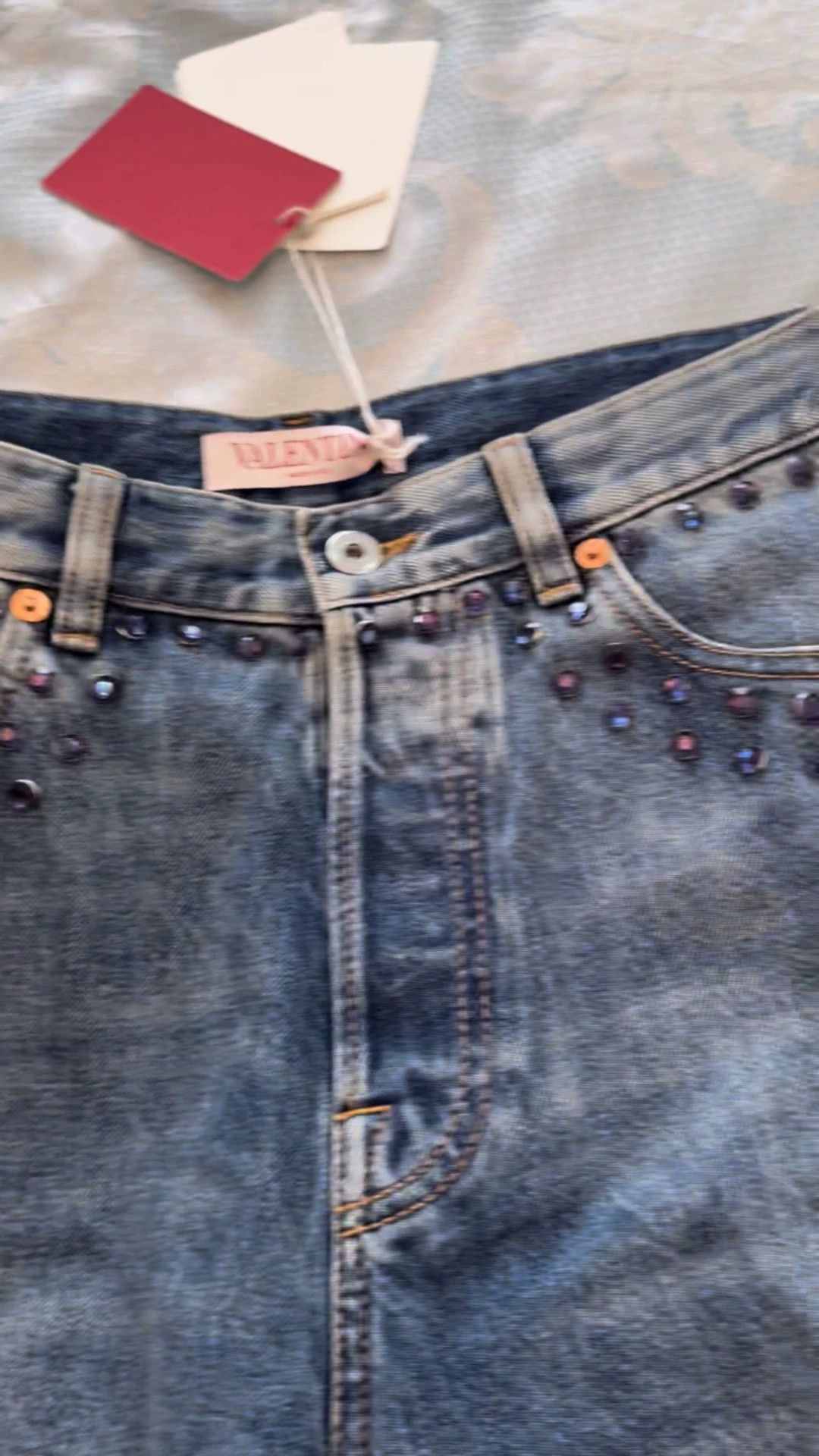 Valentino Valentino New 32 Jeans Waist Crystal Band Size US 32 / EU 48 - 1 Thumbnail