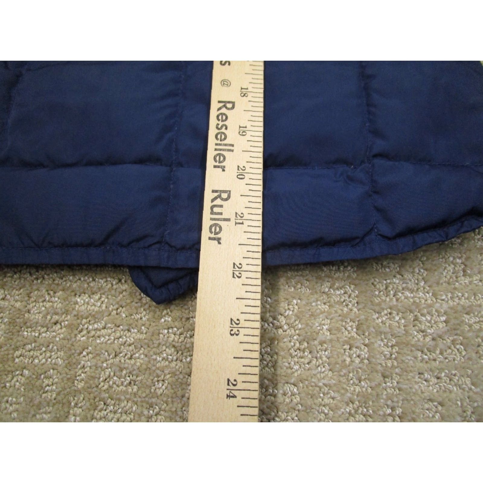 Eddie Bauer Eddie Bauer Vest Women Large Blue Goose Down Puffer Full Zip Quilted Hiking Size L / US 10 / IT 46 - 6 Thumbnail