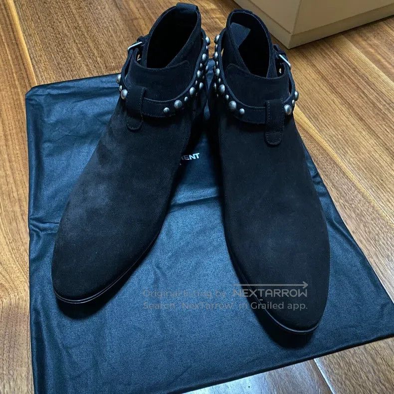 Saint Laurent Paris Saint Laurent Paris Black Chelsea boots i Size US 8.5 / EU 41-42 - 2 Thumbnail