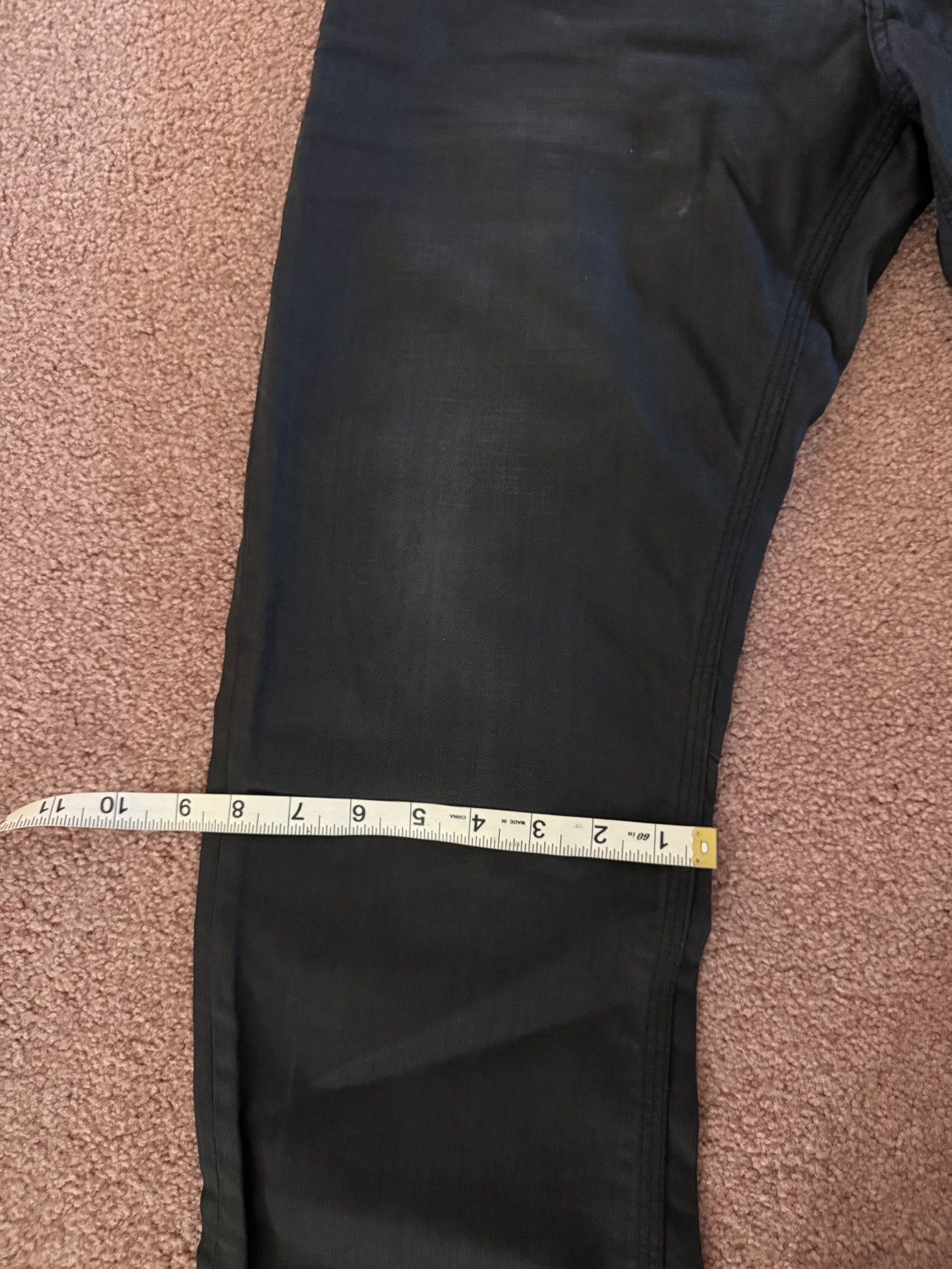 DENHAM DENHAM waxed denim jeans in black Size US 32 / EU 48 - 18 Thumbnail